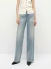 Straight Pure Cotton Jeans sold by Mo&Co