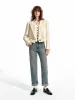 Letter Pocket Straight Jeans sold by Mo&Co