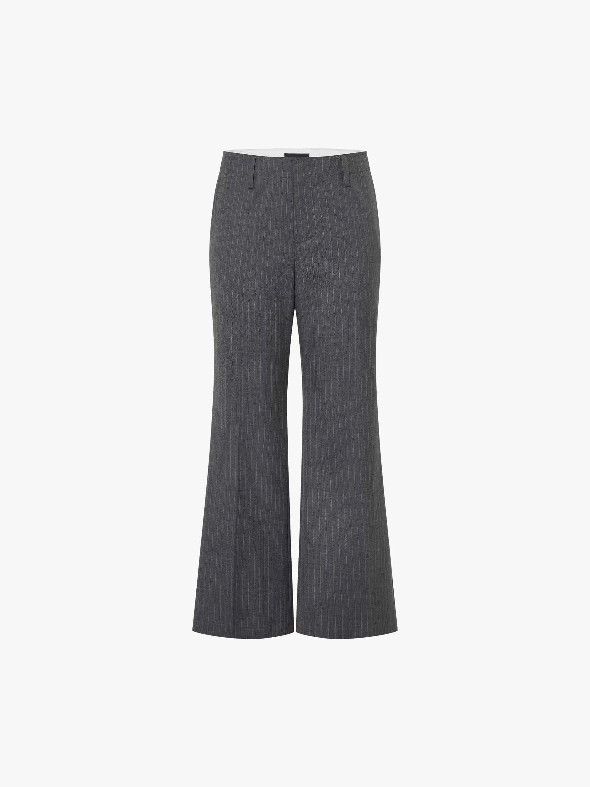 Wool Blend Pinstriped Pants sold by Mo&Co product image thumbnail 5