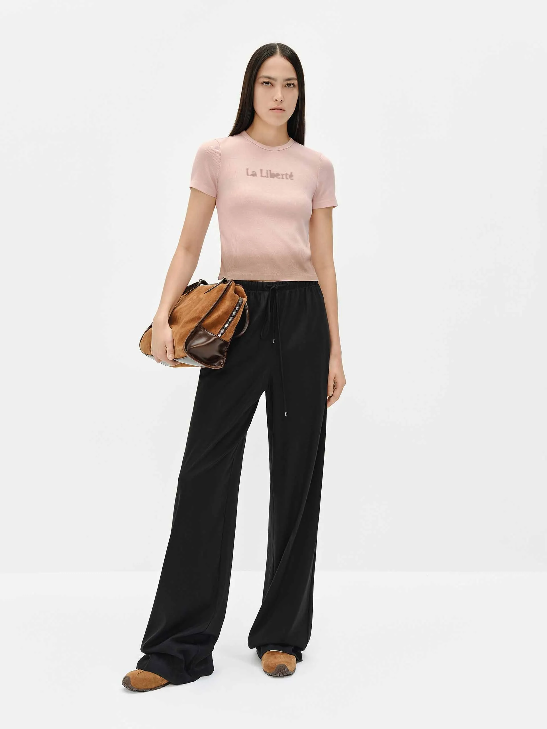 Cotton Blend Relaxed Pants sold by Mo&Co product image thumbnail 2