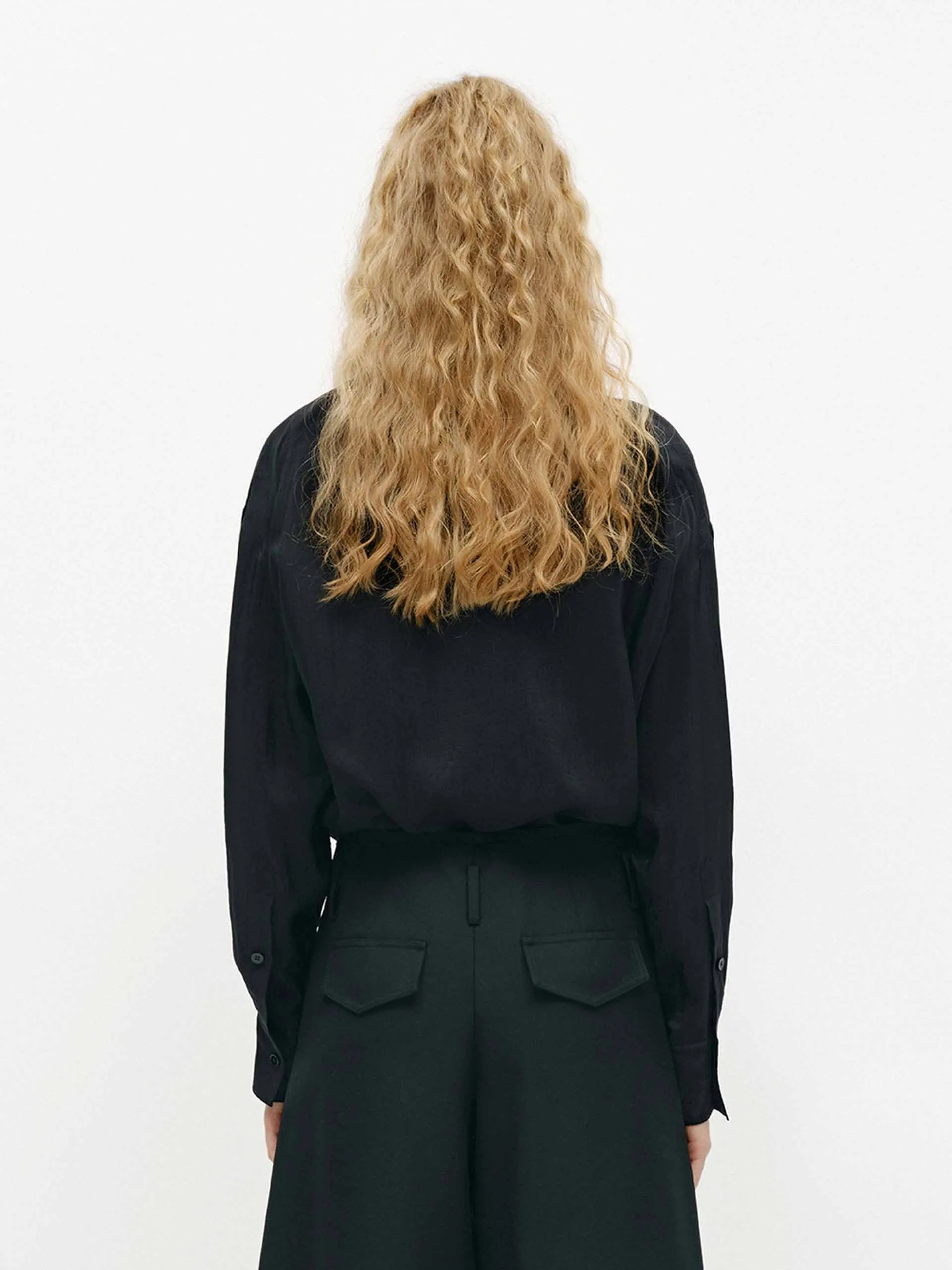 Half Zip Comfy Blouse sold by Mo&Co product image thumbnail 3