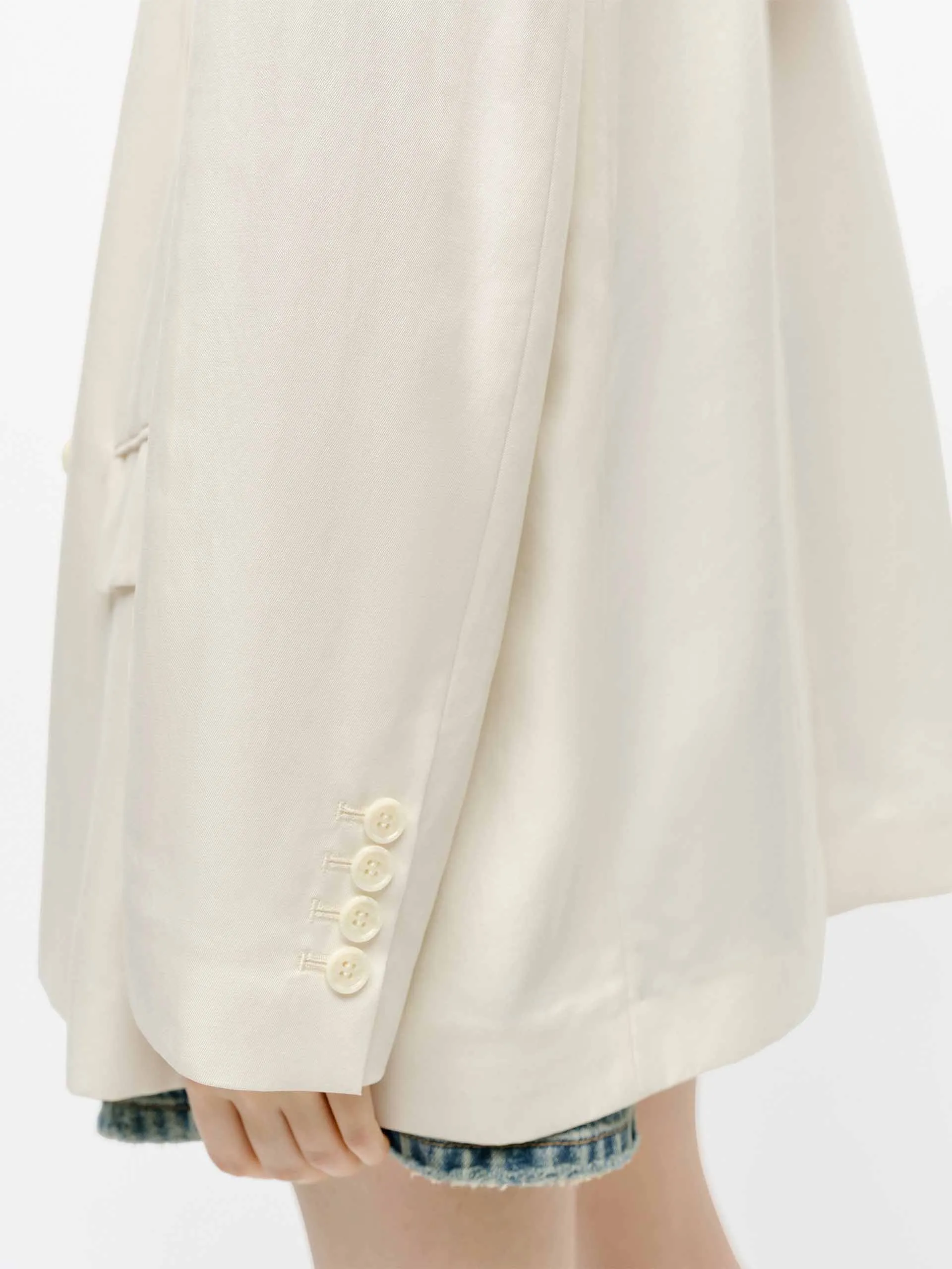 Relaxed Double Breasted Blazer sold by Mo&Co product image thumbnail 3