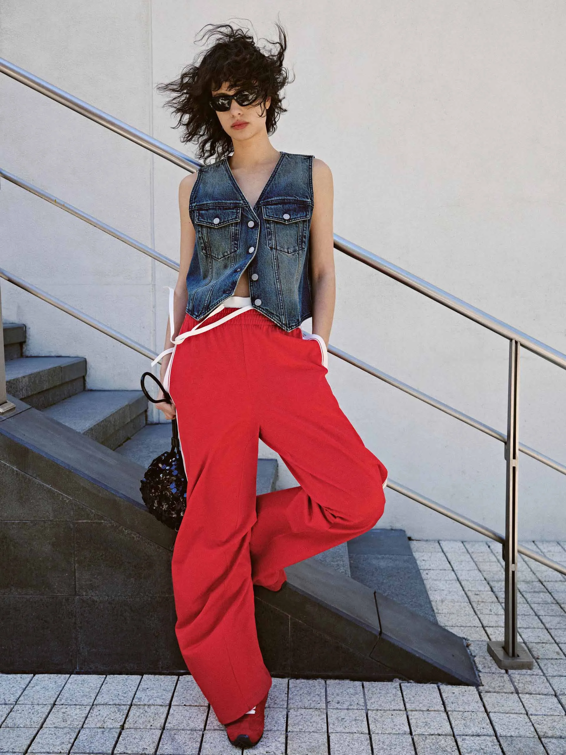 Vintage Washed Denim Waistcoat sold by Mo&Co product image thumbnail 2