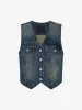 Vintage Washed Denim Waistcoat sold by Mo&Co