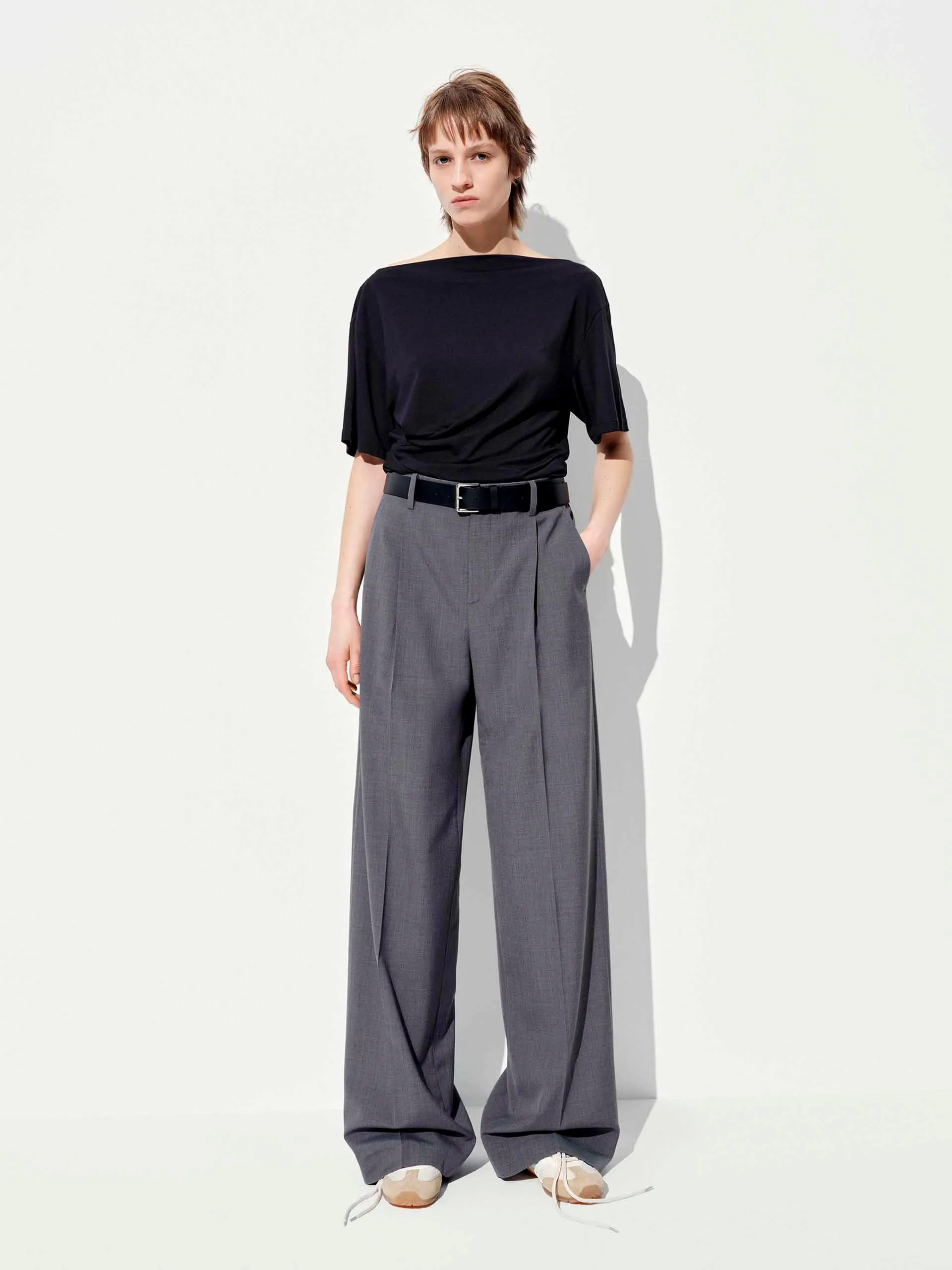 Wide-Leg Tailored Trousers sold by Mo&Co product image thumbnail 2
