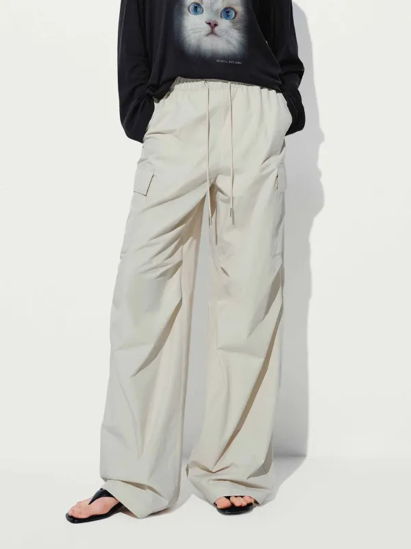 Cargo Pocket Drawstring Pants sold by Mo&Co