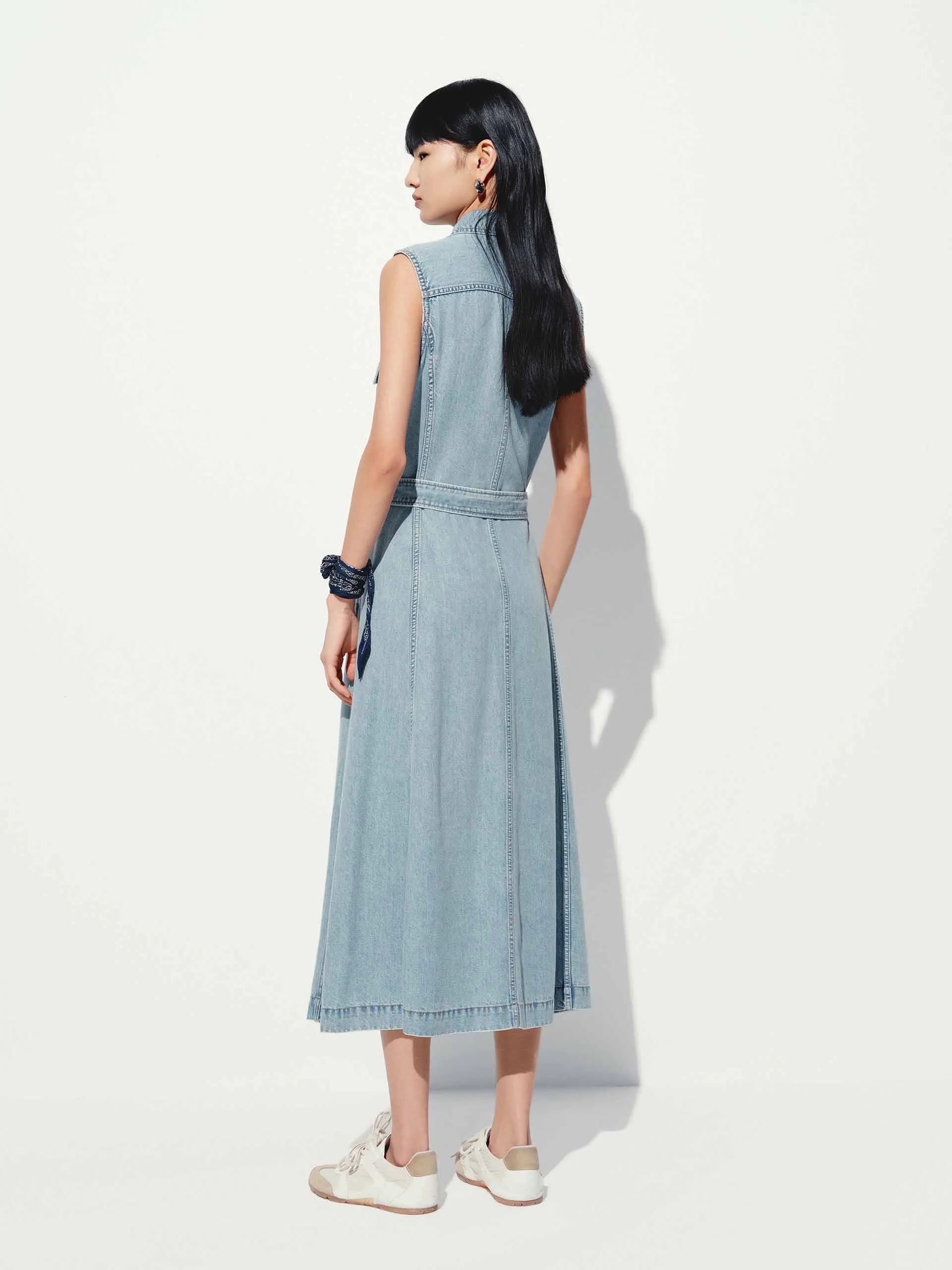 Include Belted Midi Dress sold by Mo&Co product image thumbnail 3
