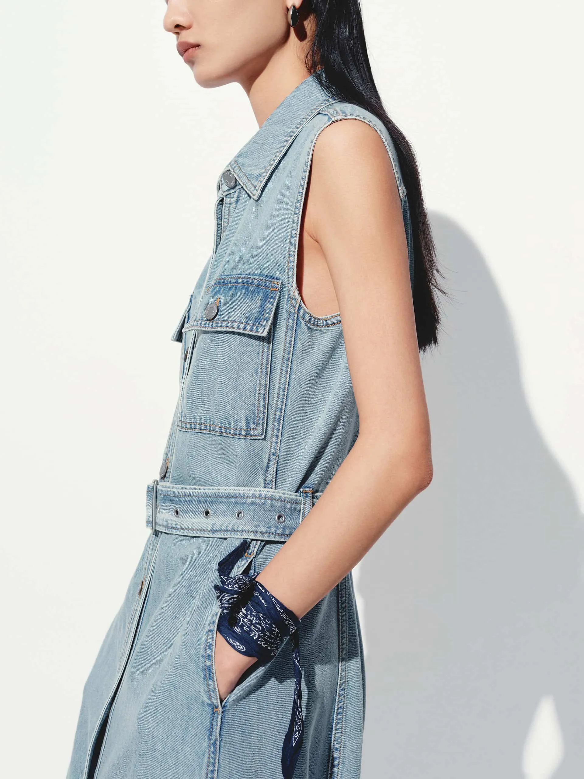 Include Belted Midi Dress sold by Mo&Co product image thumbnail 5