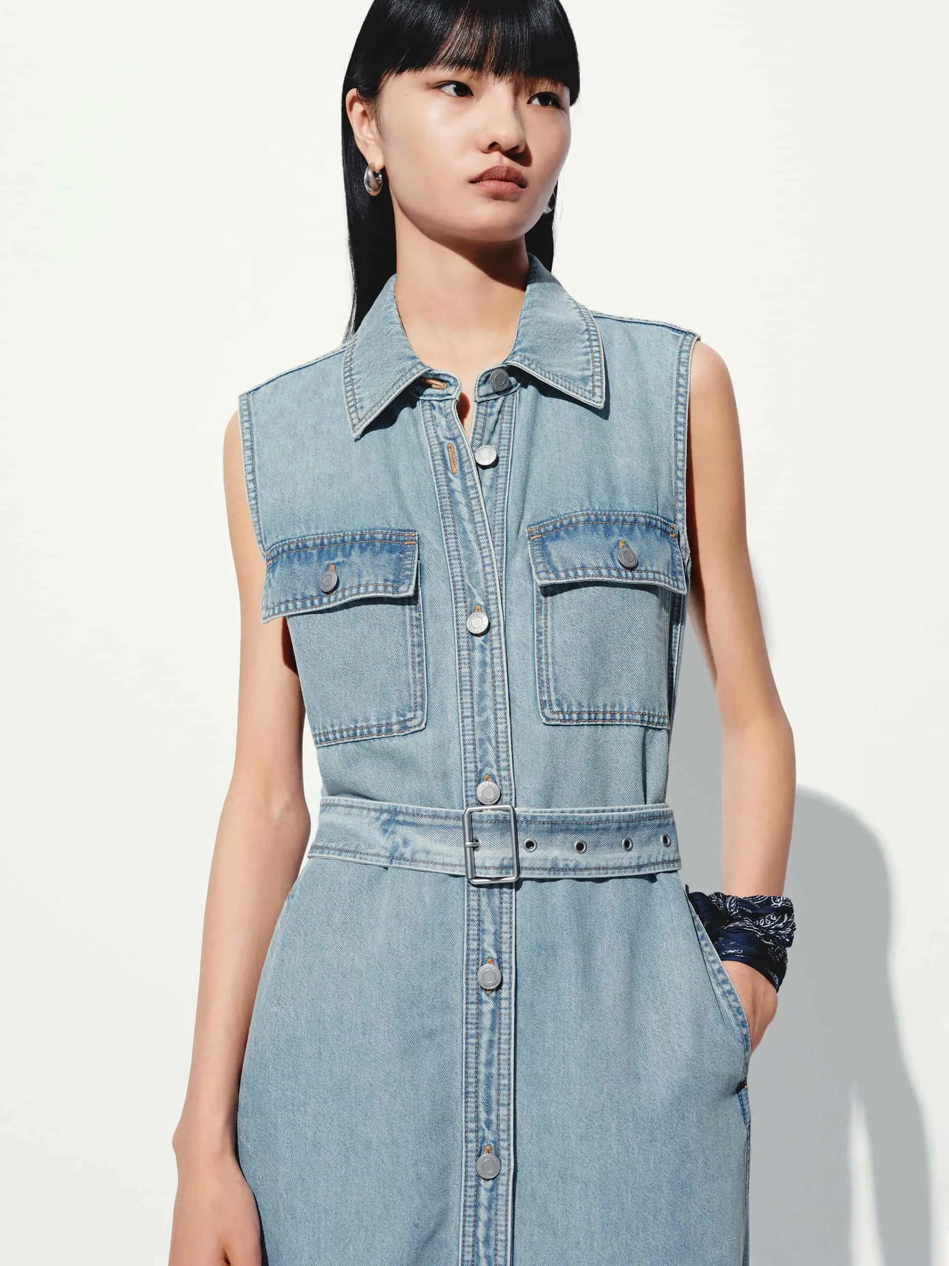 Include Belted Midi Dress sold by Mo&Co product image thumbnail 4