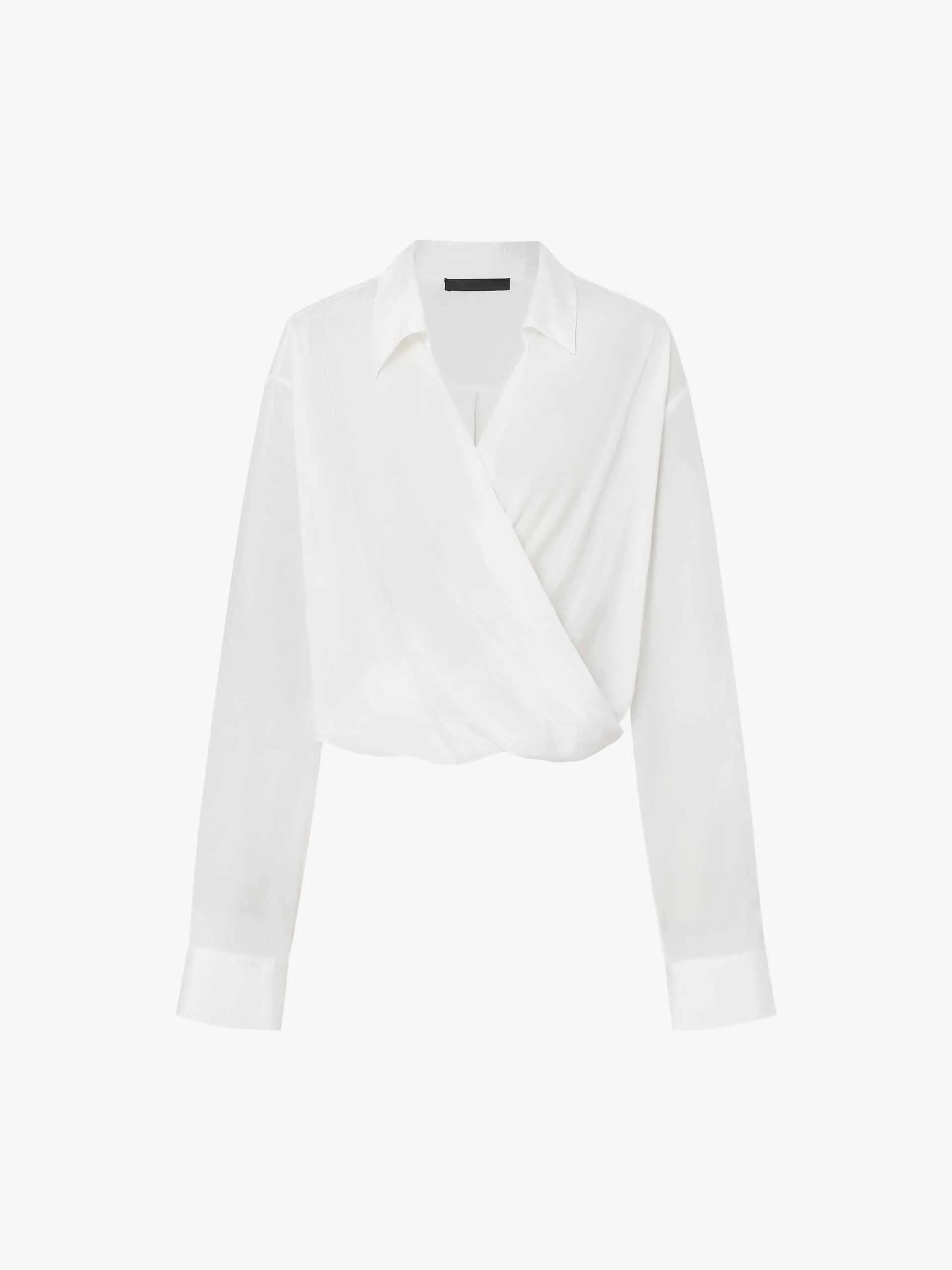 Wrap Detail Cropped Blouse sold by Mo&Co product image thumbnail 5