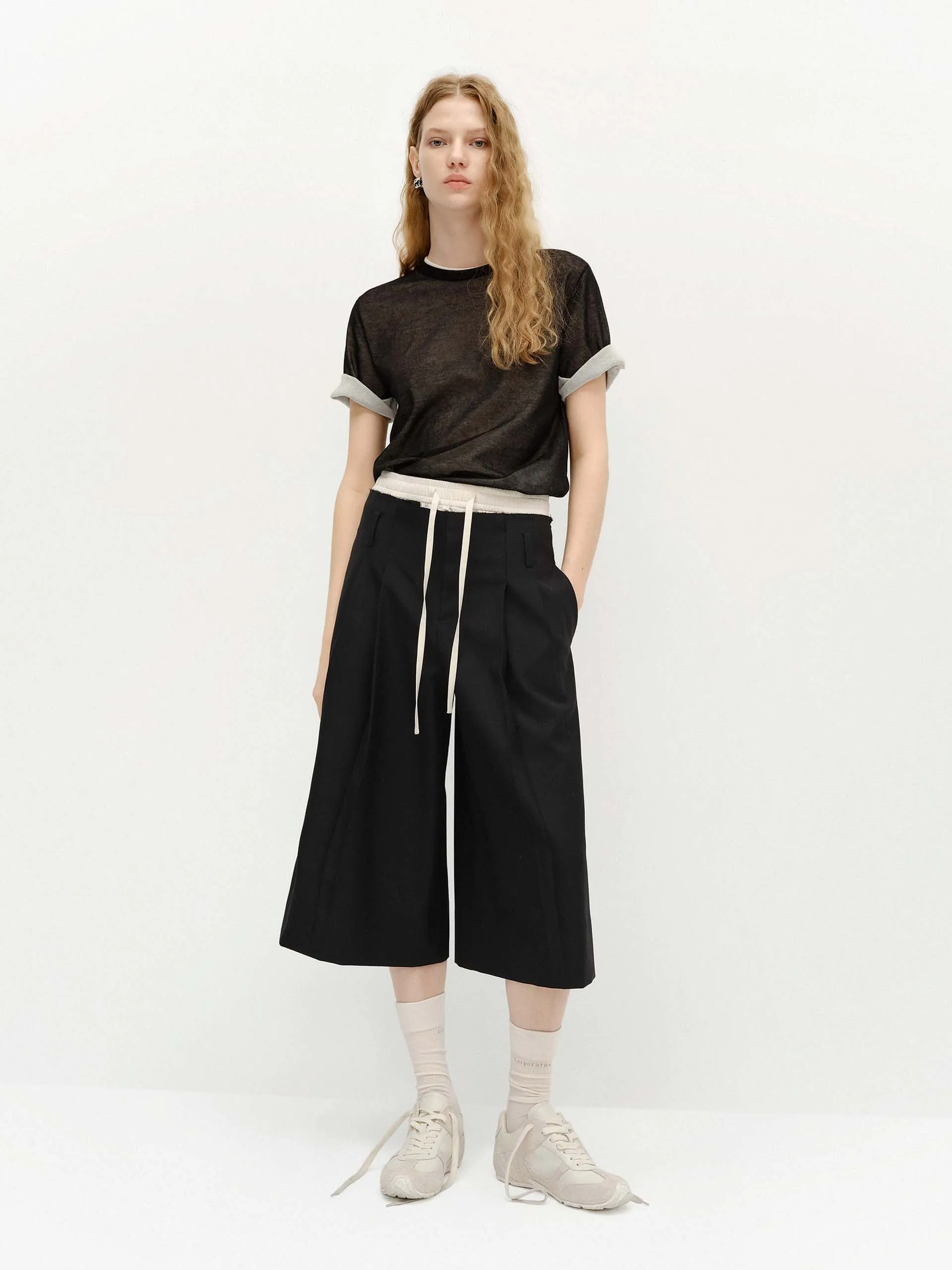 Cotton Blend Layered Top sold by Mo&Co product image thumbnail 2