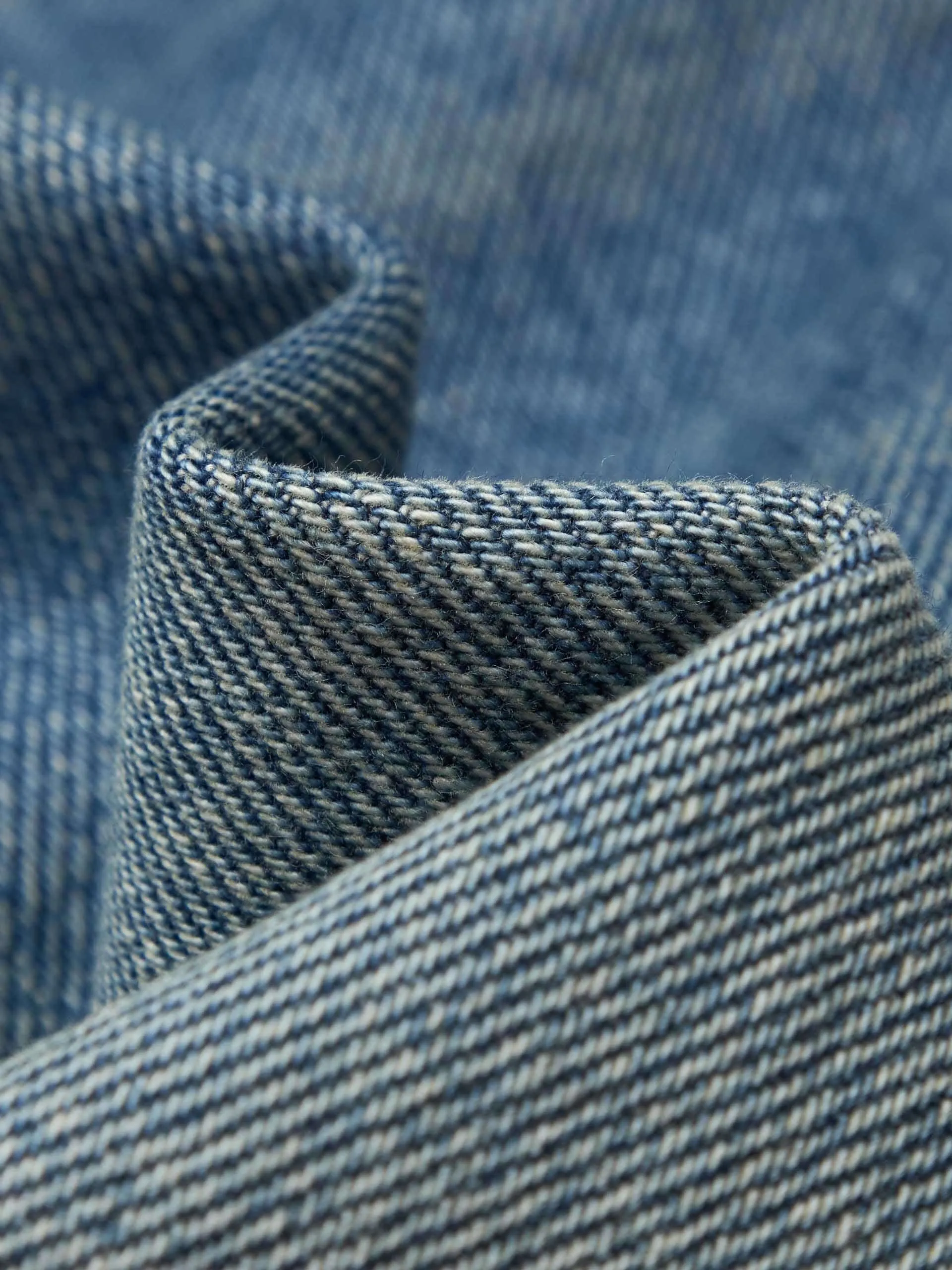 Distressed Cotton Denim Shorts sold by Mo&Co product image thumbnail 4