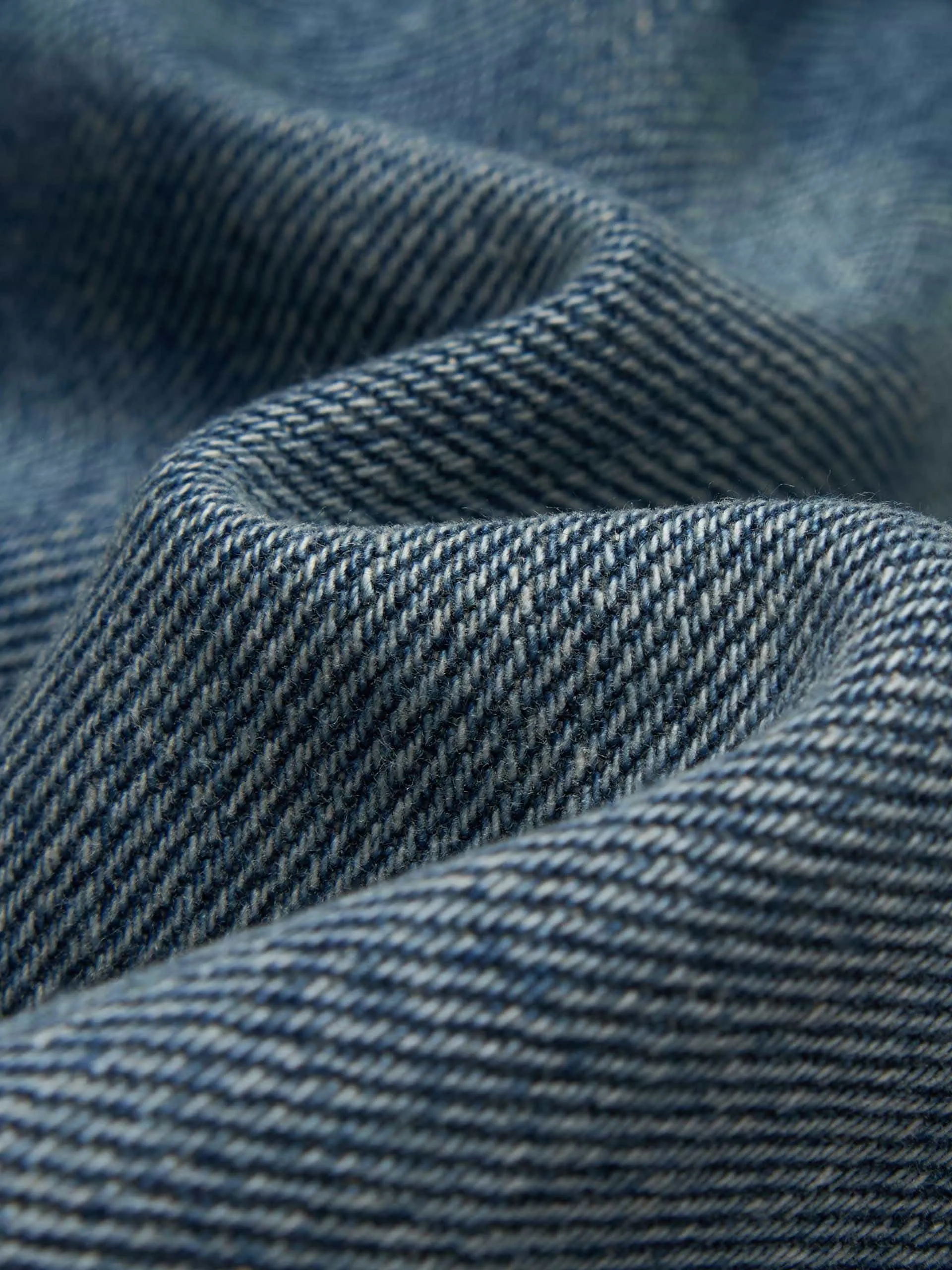 A-Line Denim Mini Skirt sold by Mo&Co product image thumbnail 4