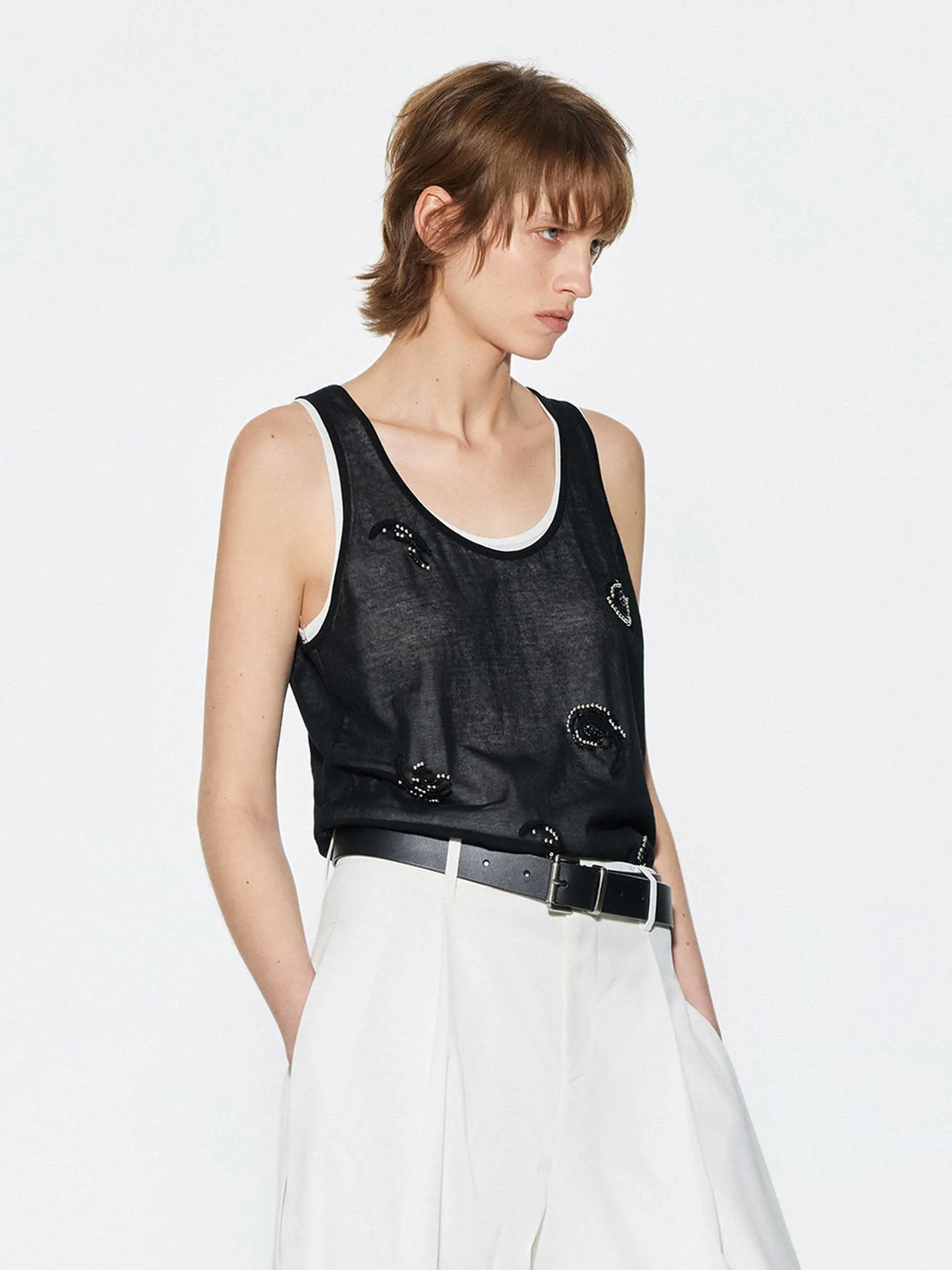 Two Piece Sleeveless Top sold by Mo&Co product image thumbnail 3