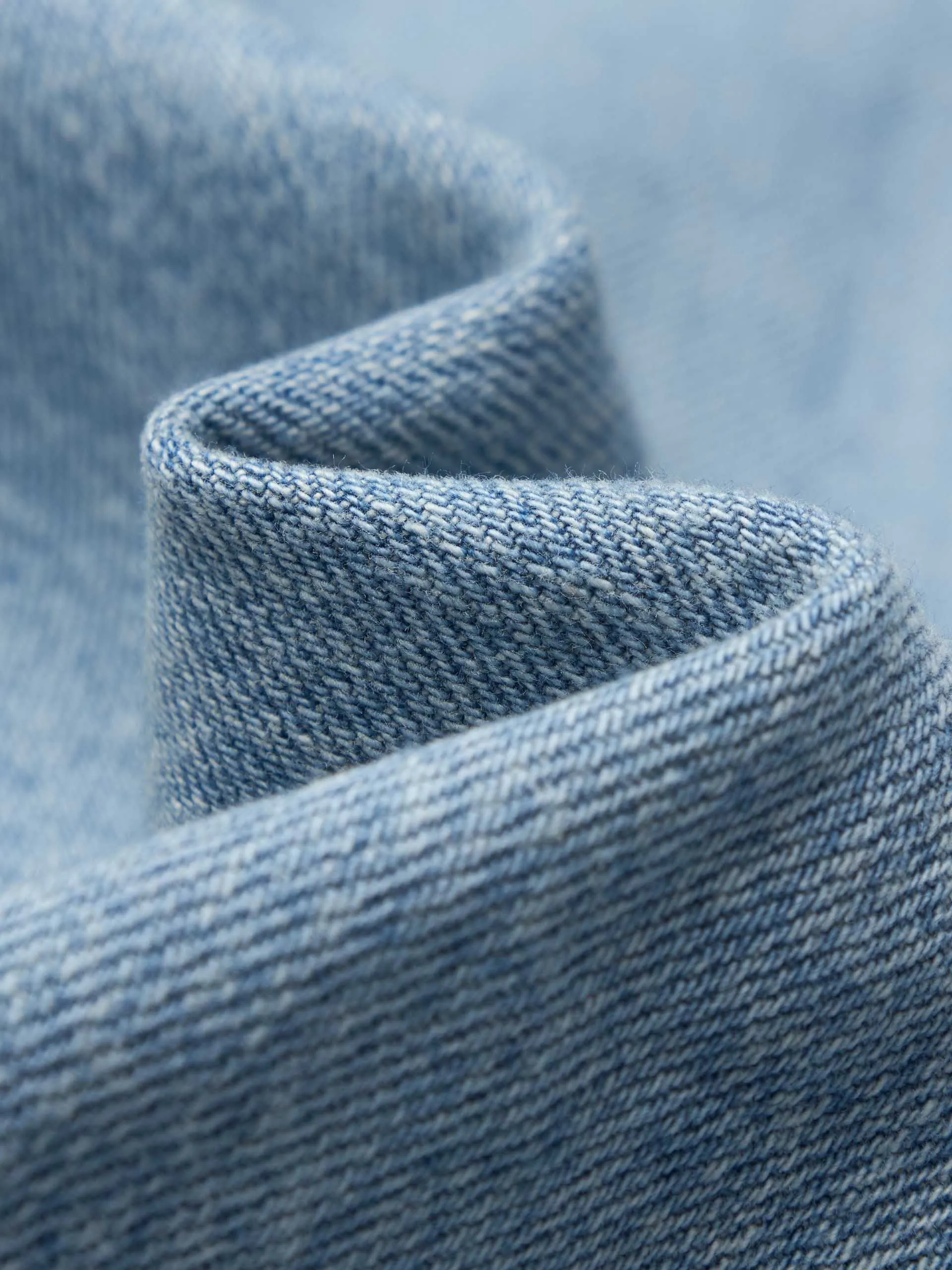 Paneled Detail Maxi Denim Skirt sold by Mo&Co product image thumbnail 4