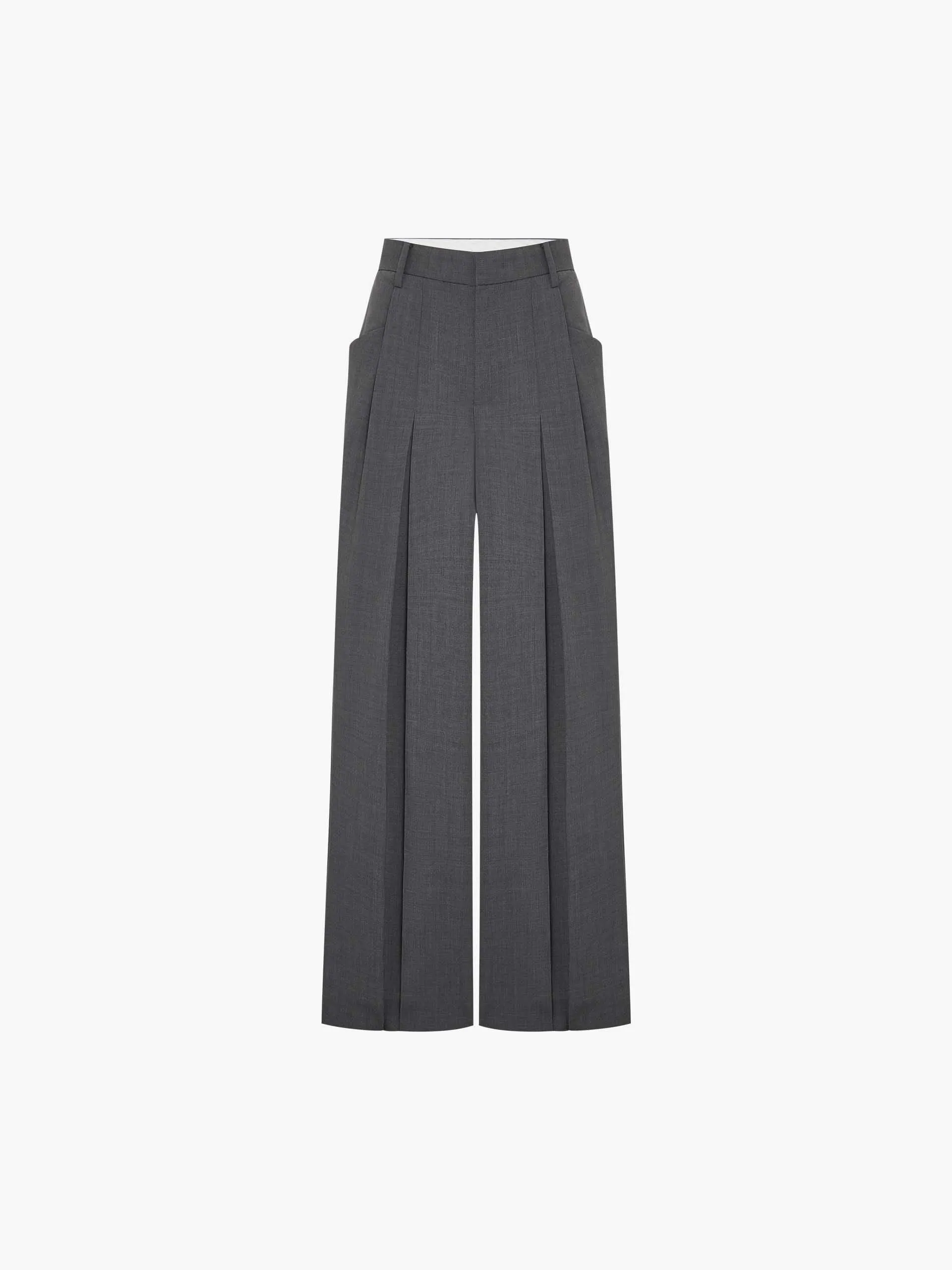 Pleated Detail Wide Leg Pants sold by Mo&Co product image thumbnail 5