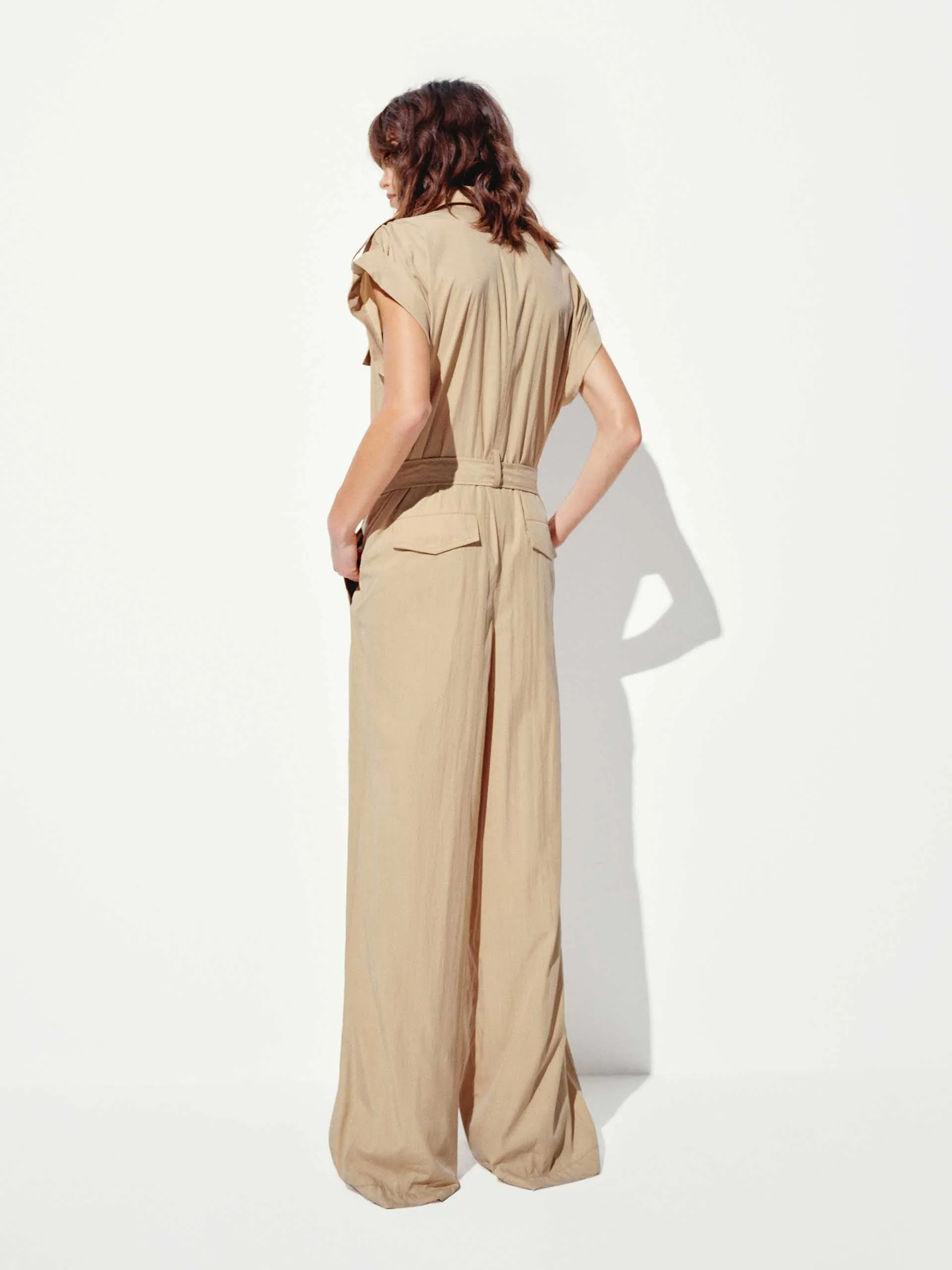 Relaxed Sleeveless Jumpsuit sold by Mo&Co product image thumbnail 3