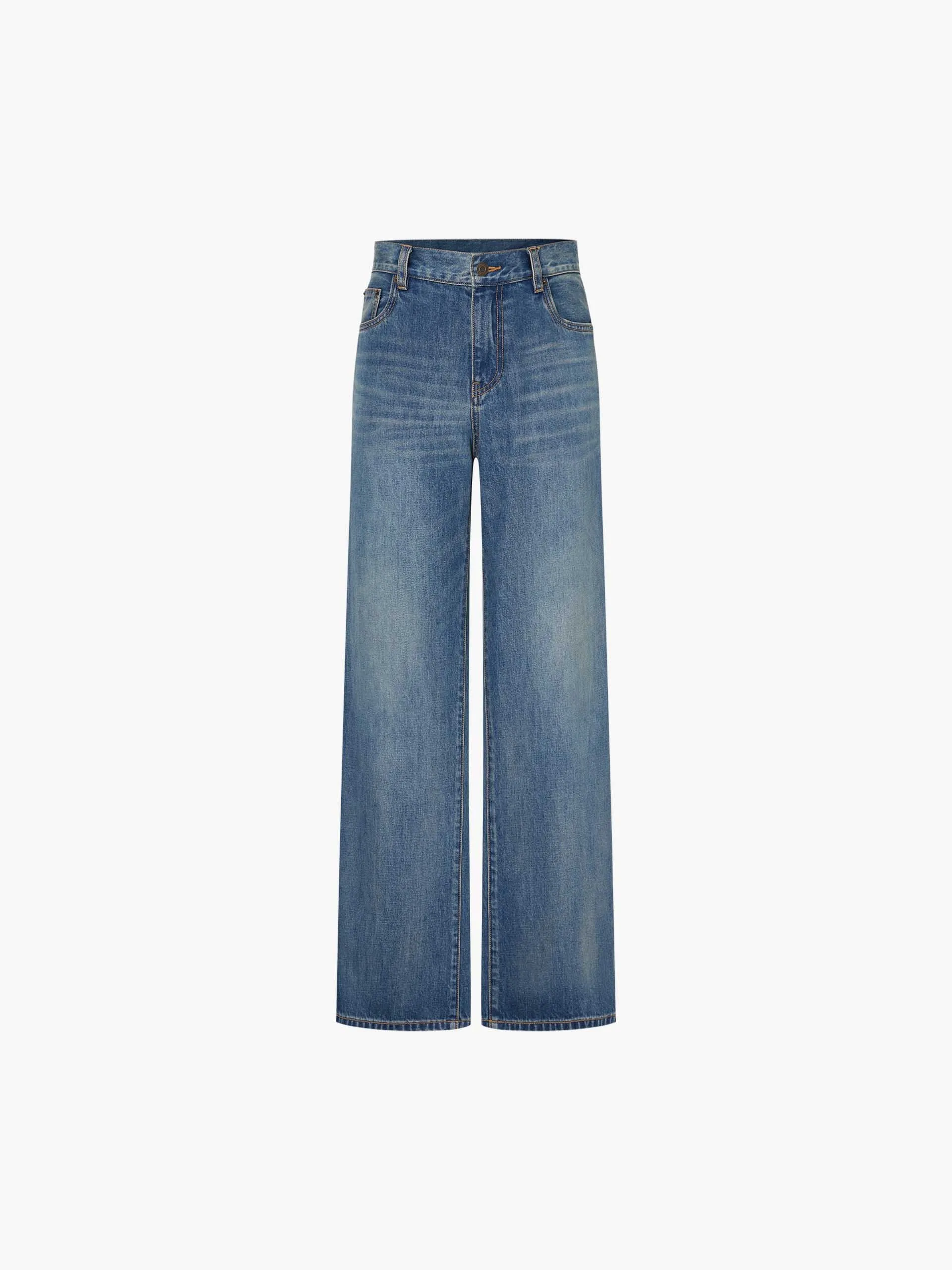 Comfy Cotton Straight Jeans sold by Mo&Co product image thumbnail 5