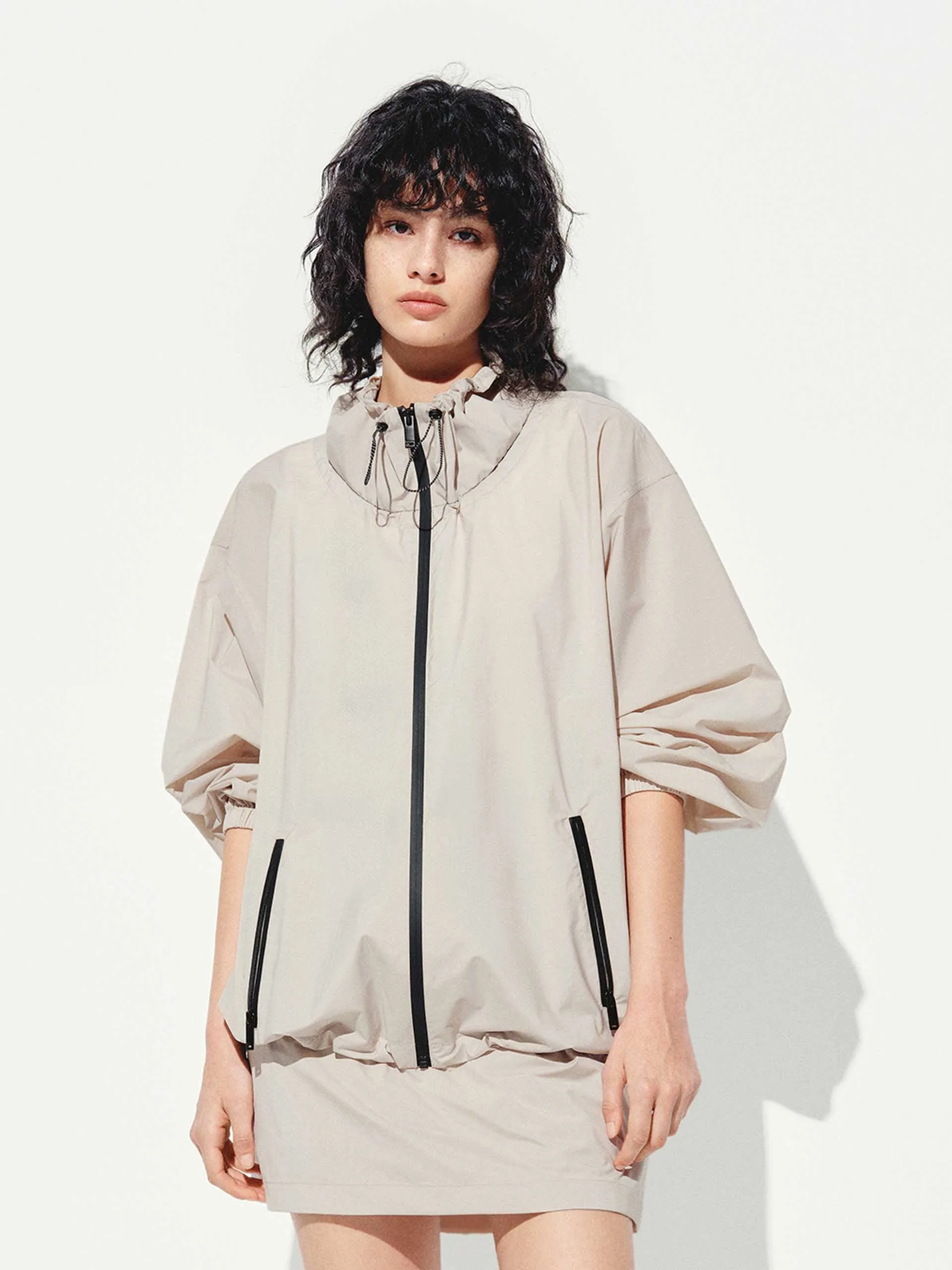 Drawstring Detail Outdoor Jacket sold by Mo&Co product image thumbnail 3