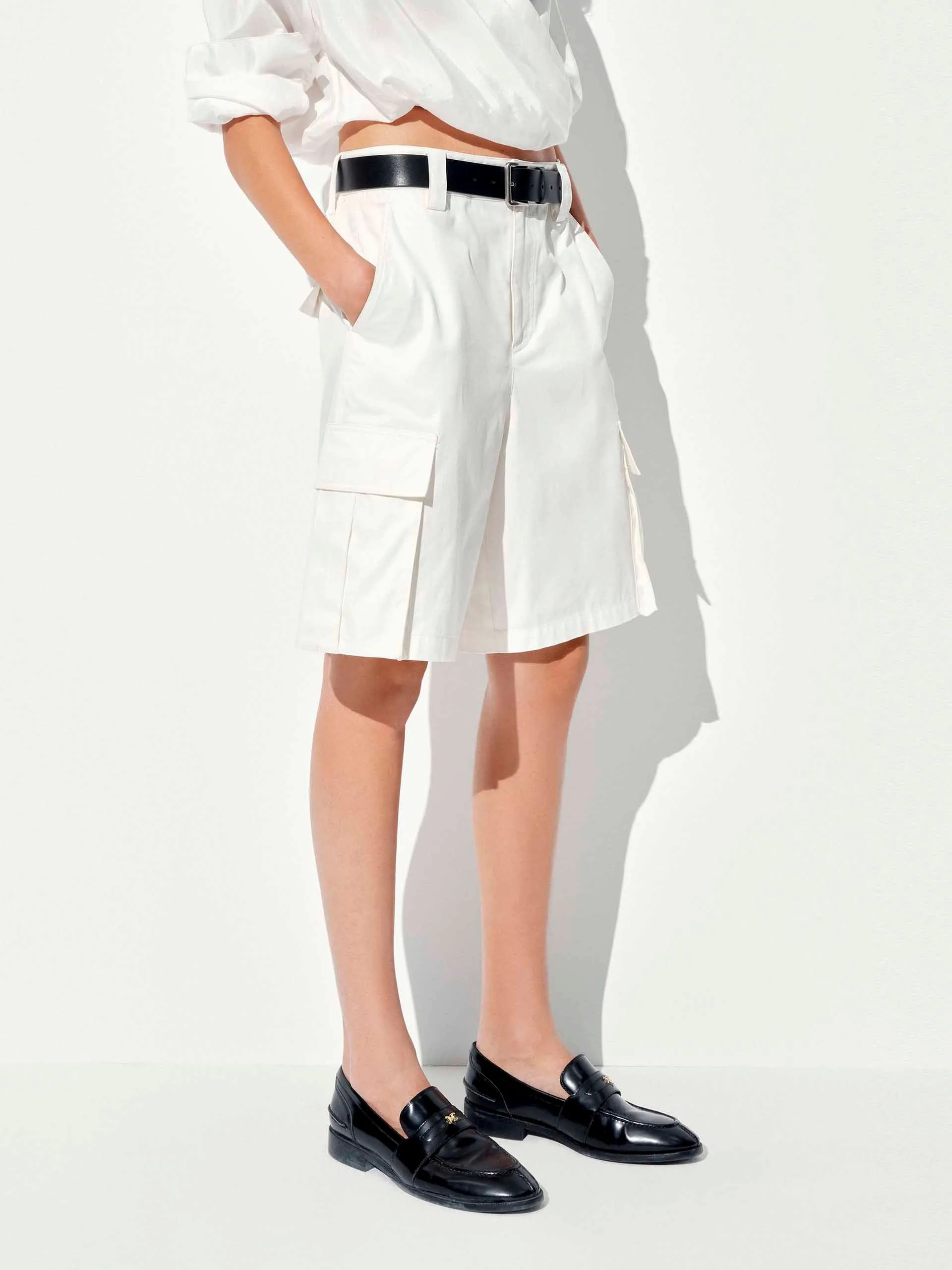 Cargo Pocket Loose Shorts sold by Mo&Co product image thumbnail 3