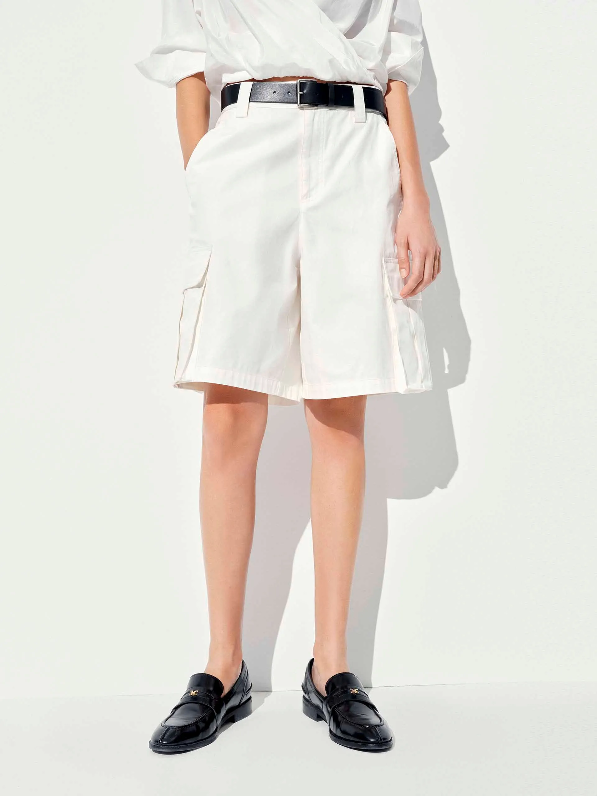 Cargo Pocket Loose Shorts sold by Mo&Co