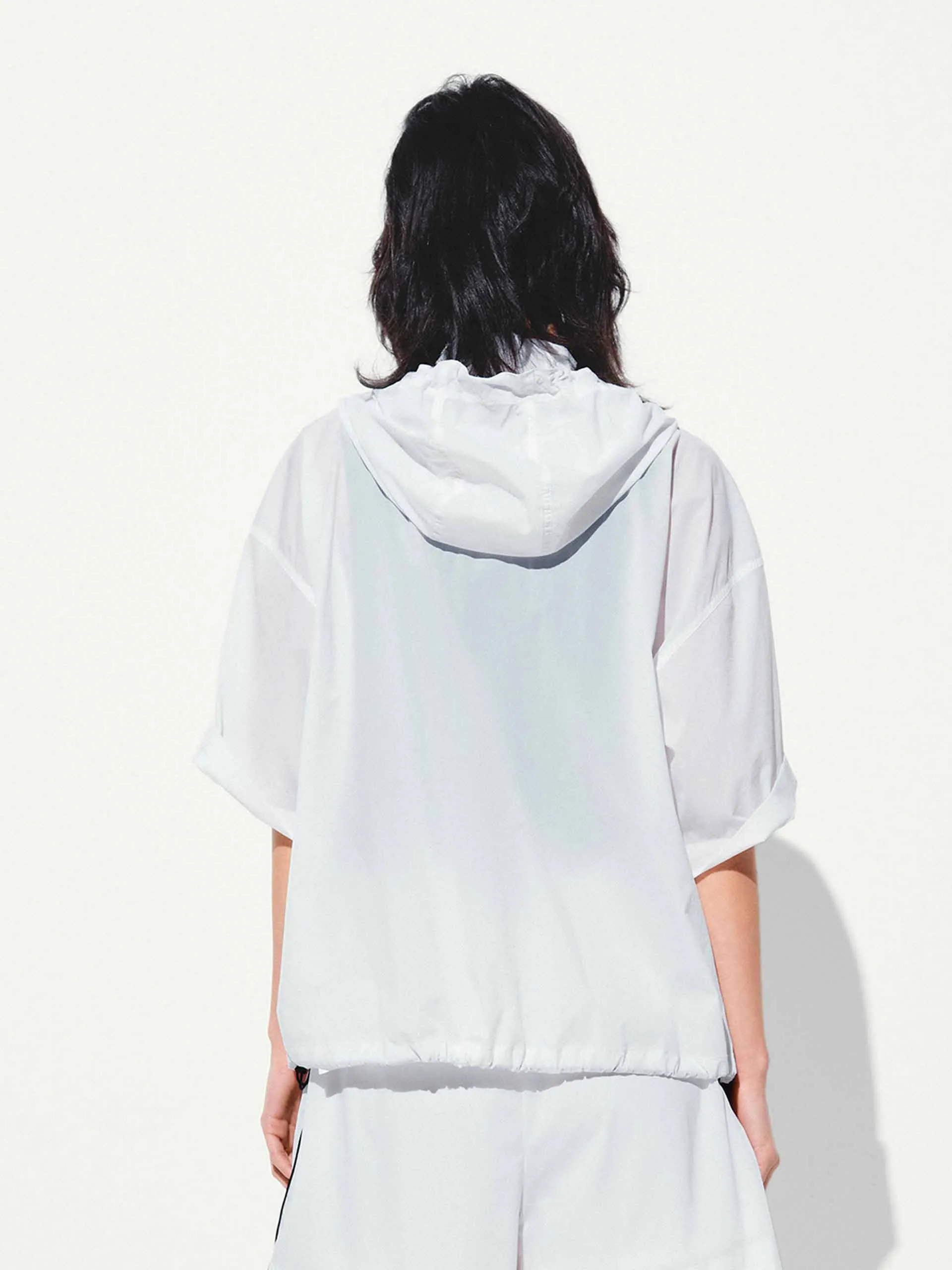 Drawstring Hem Hooded Coat sold by Mo&Co product image thumbnail 5