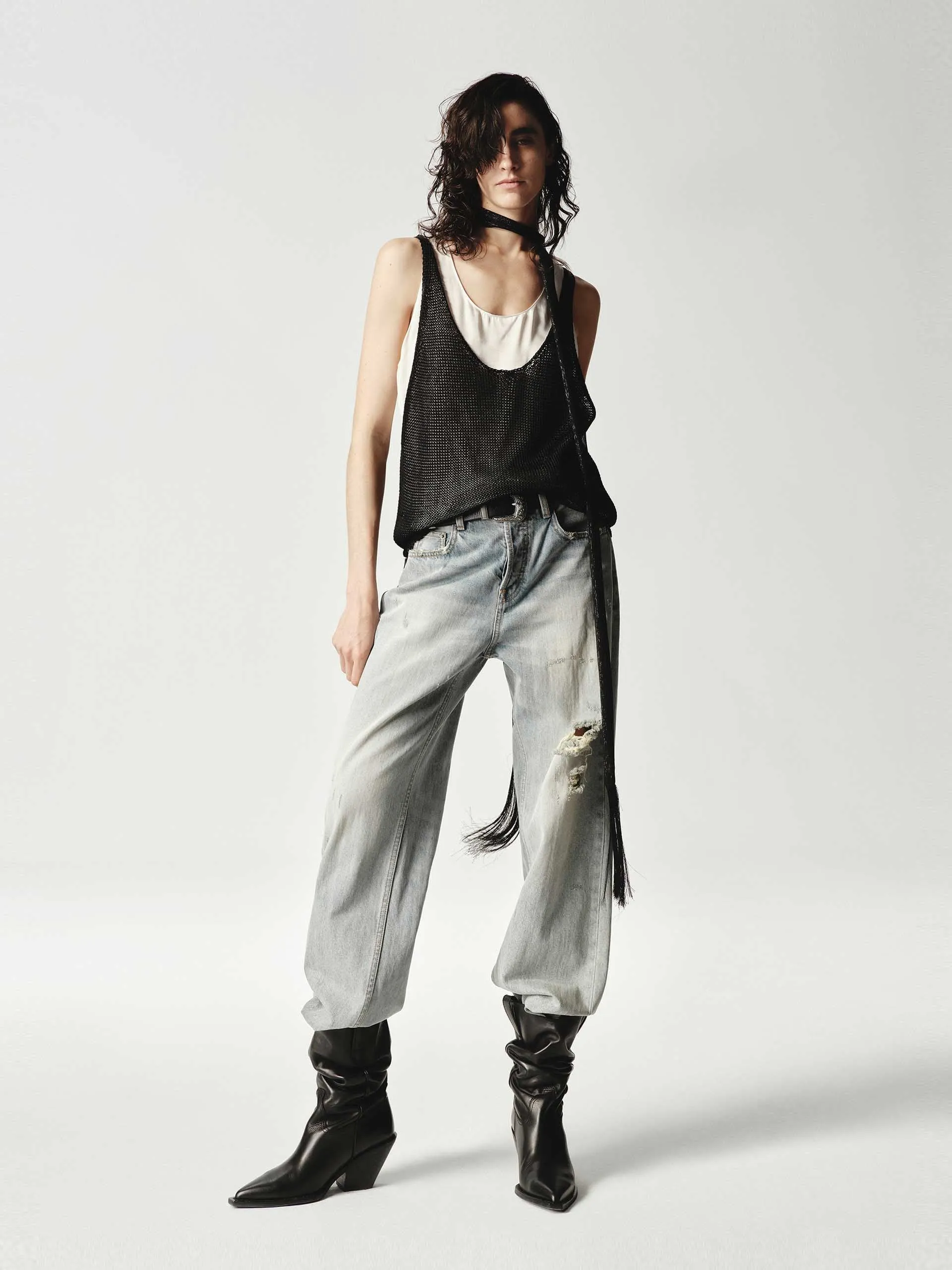 Two Piece Contrast Top sold by Mo&Co product image thumbnail 2