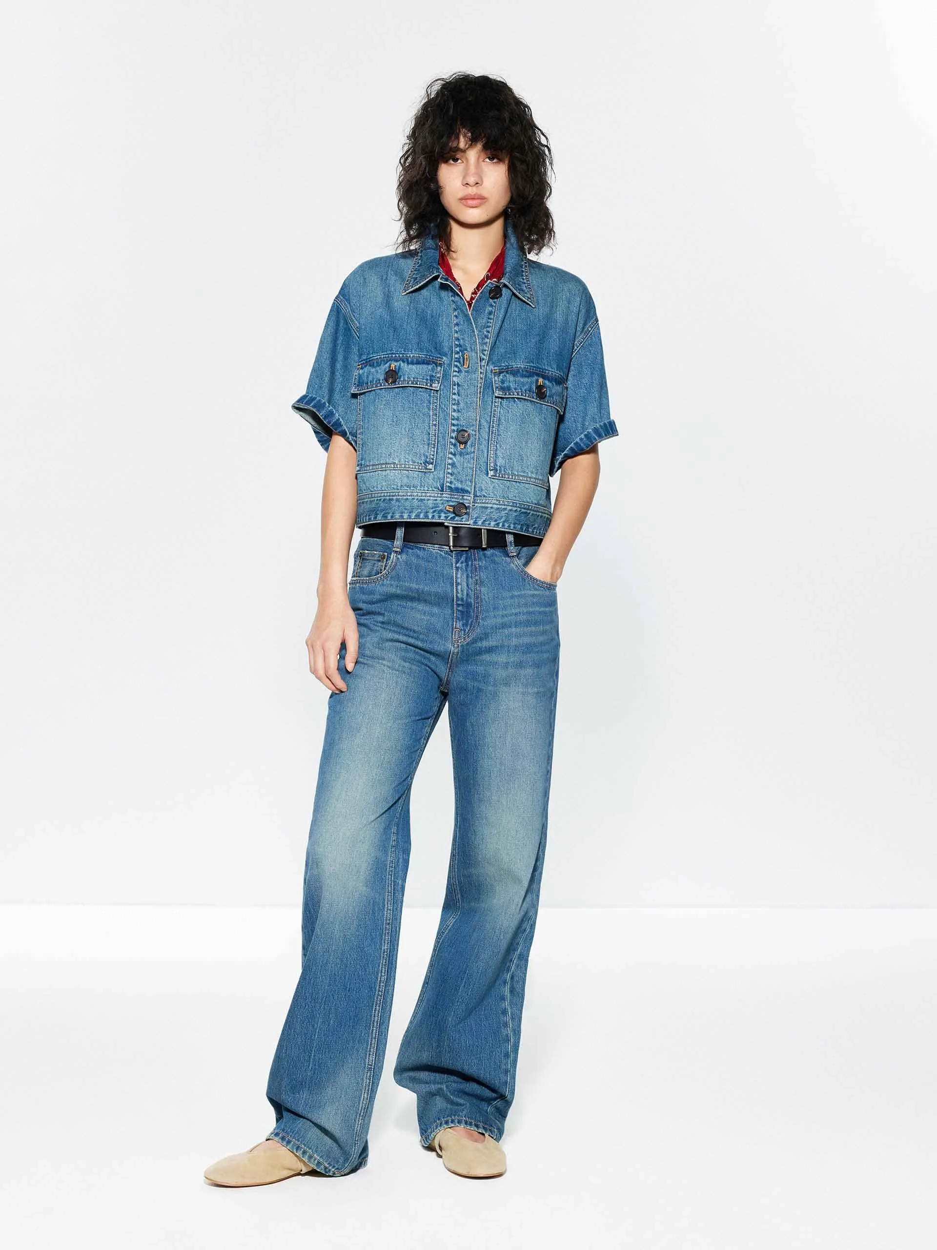 Relaxed Straight Leg Jeans sold by Mo&Co product image thumbnail 2