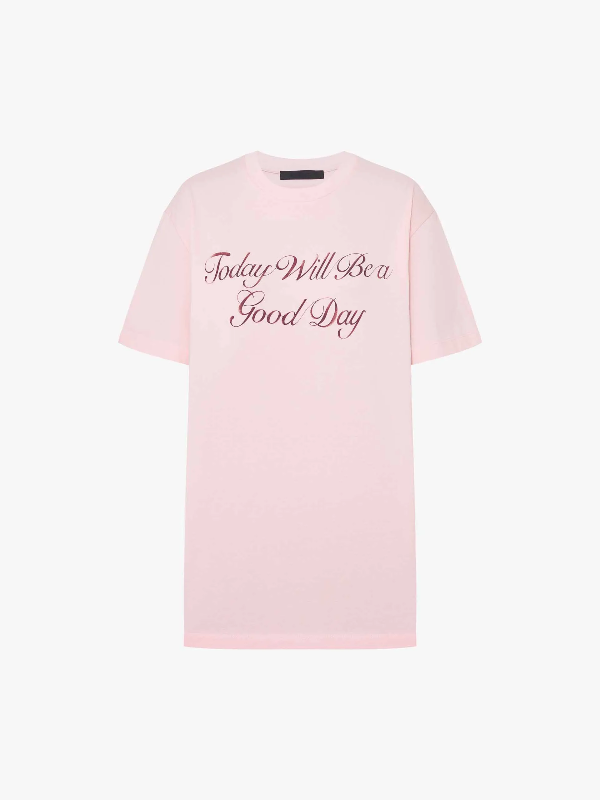 Letter Print Round Neck T-shirt sold by Mo&Co product image thumbnail 5