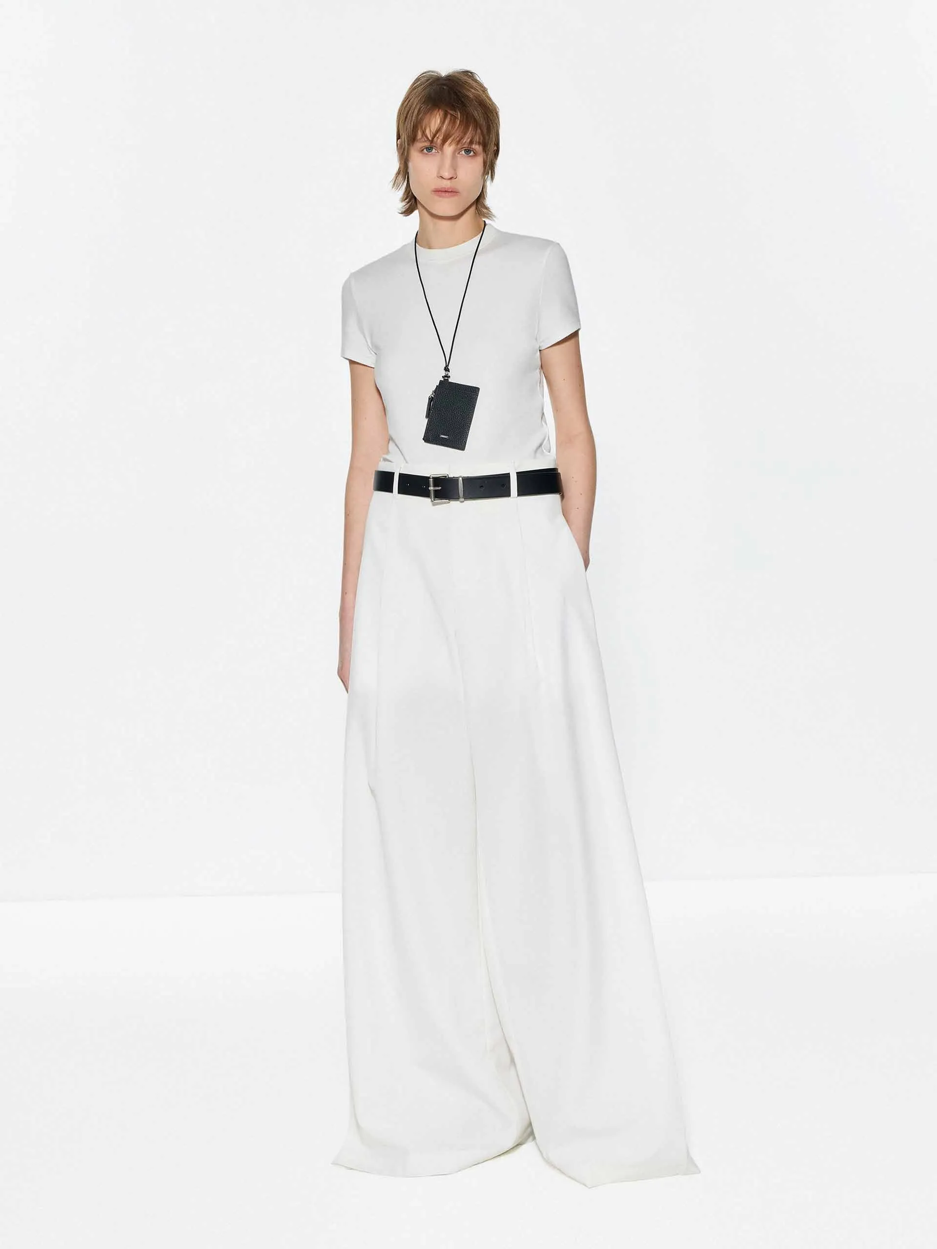 Pure Color Slim Fit T-shirt sold by Mo&Co product image thumbnail 2