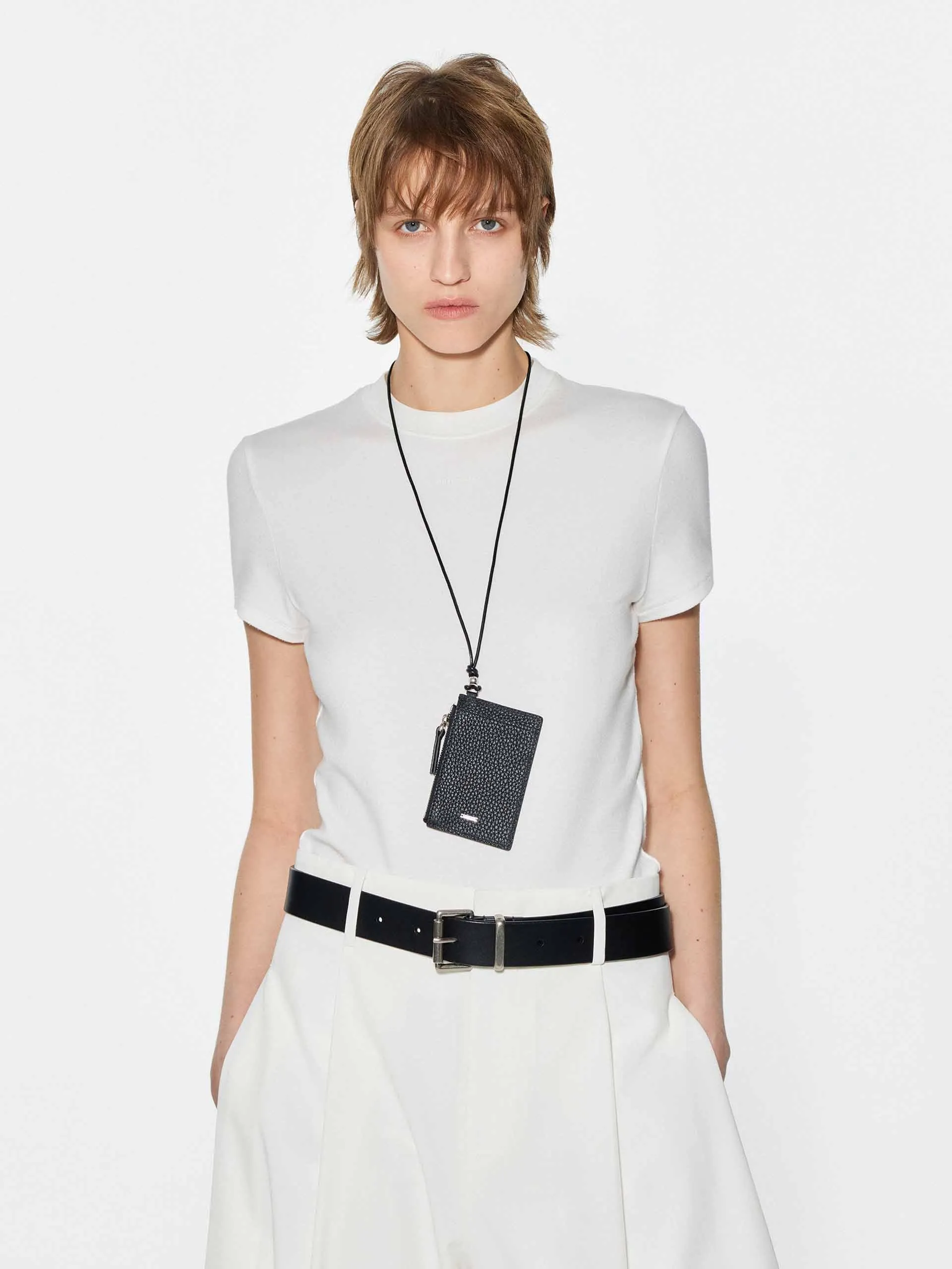 Pure Color Slim Fit T-shirt sold by Mo&Co