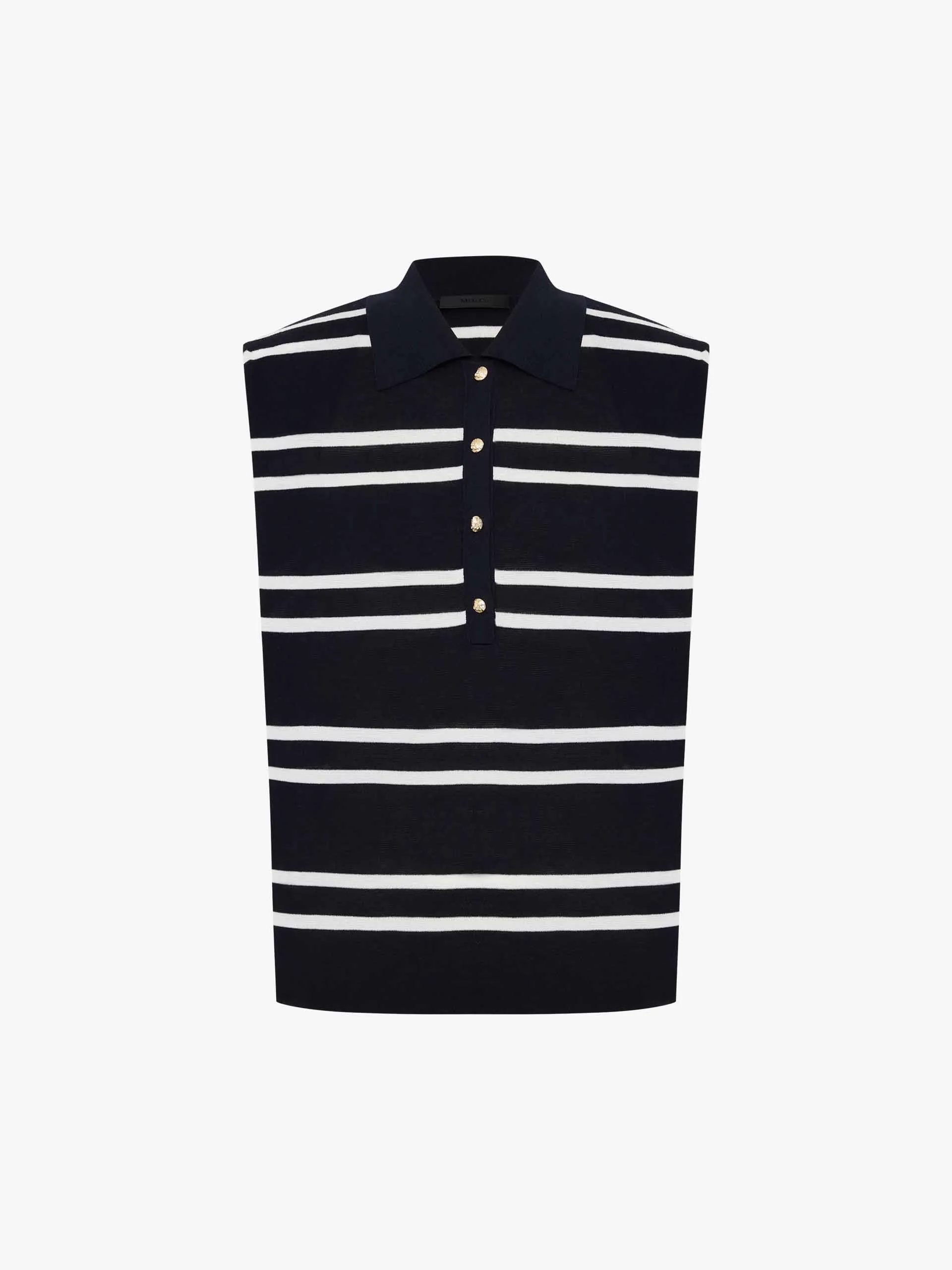 Striped Sleeveless Knitted Top sold by Mo&Co product image thumbnail 5