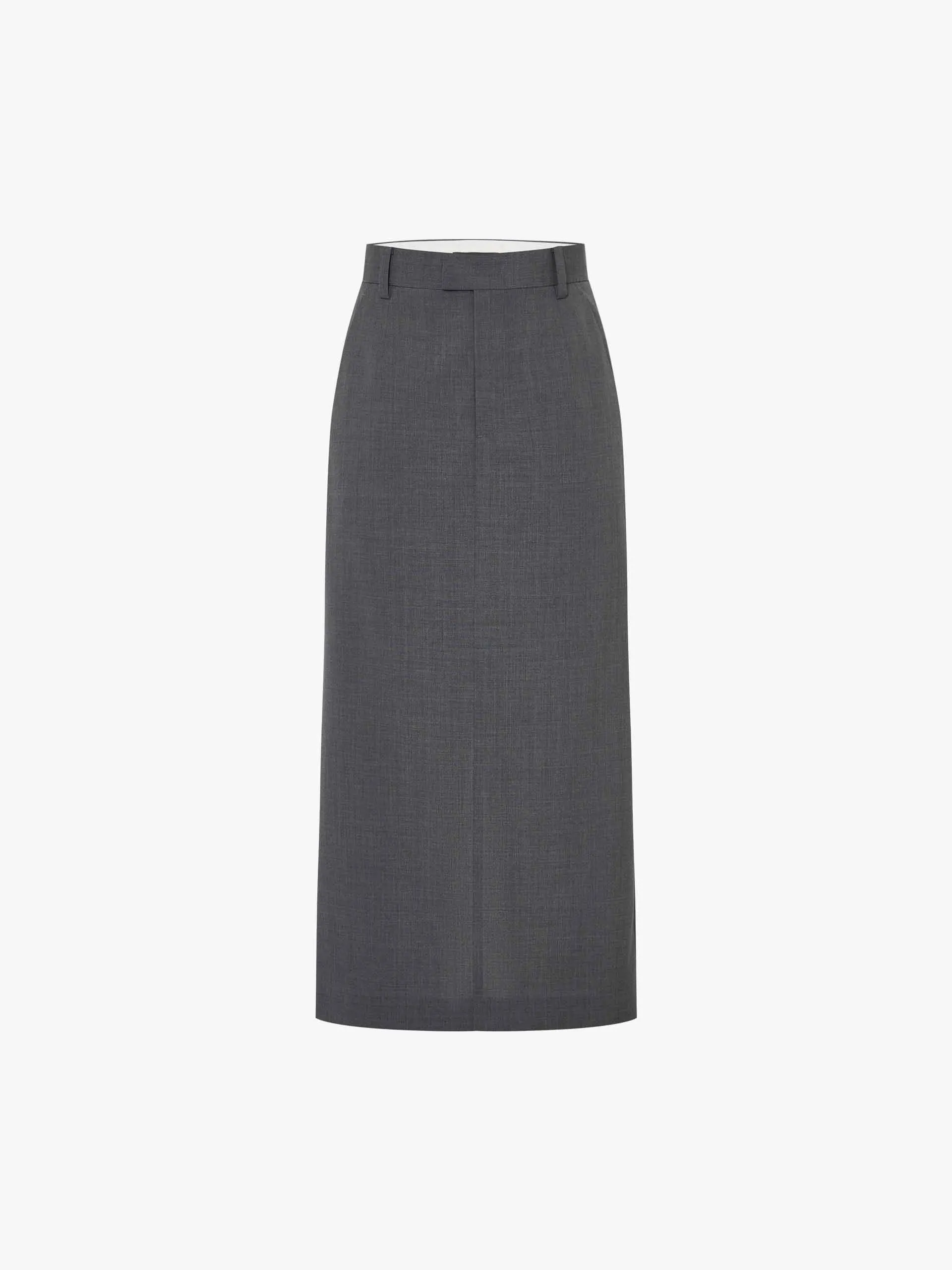 Straight Cut Back Slit Skirt sold by Mo&Co product image thumbnail 5