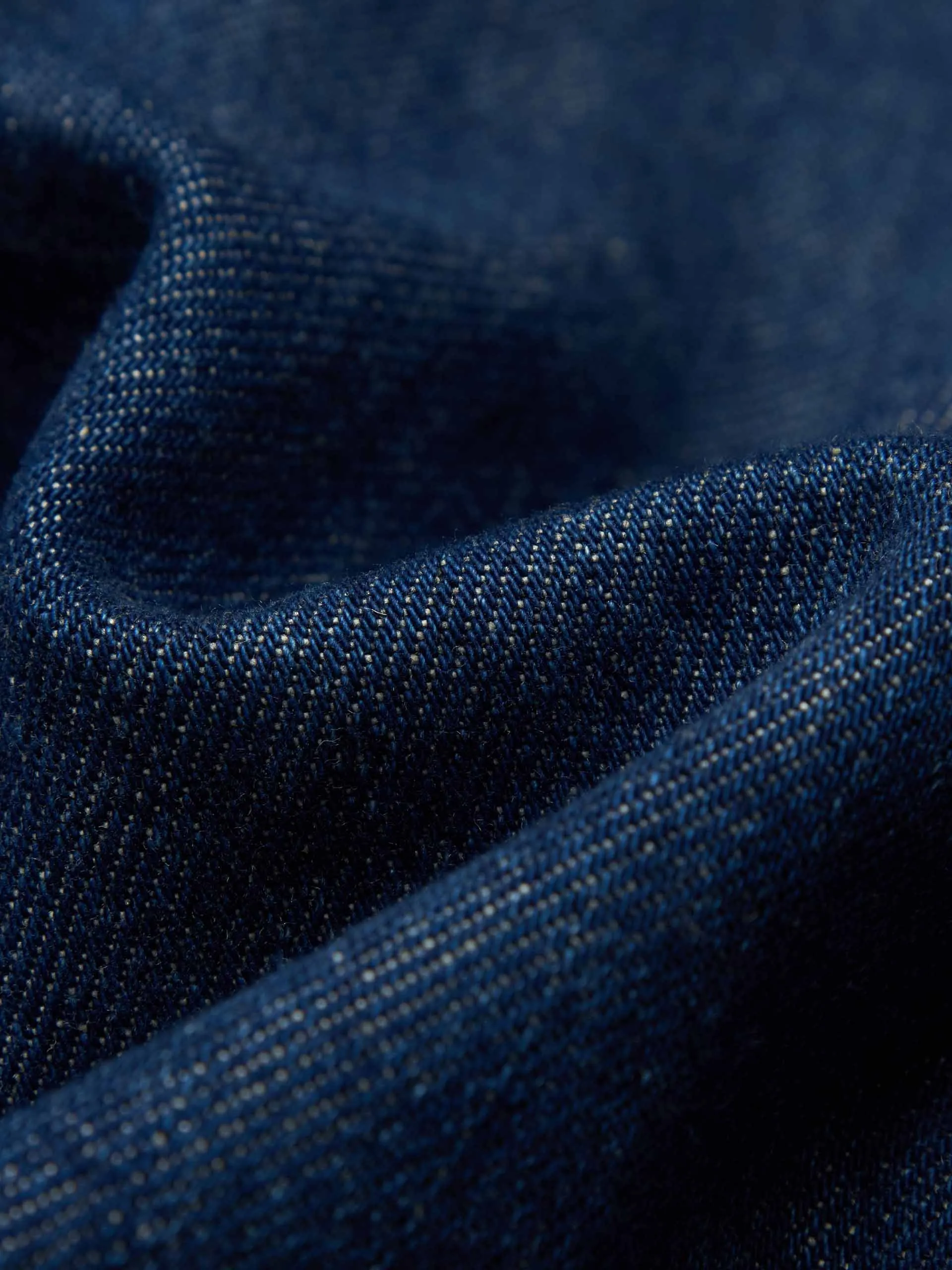 Cotton-Silk Blend Denim Jumpsuit sold by Mo&Co product image thumbnail 4