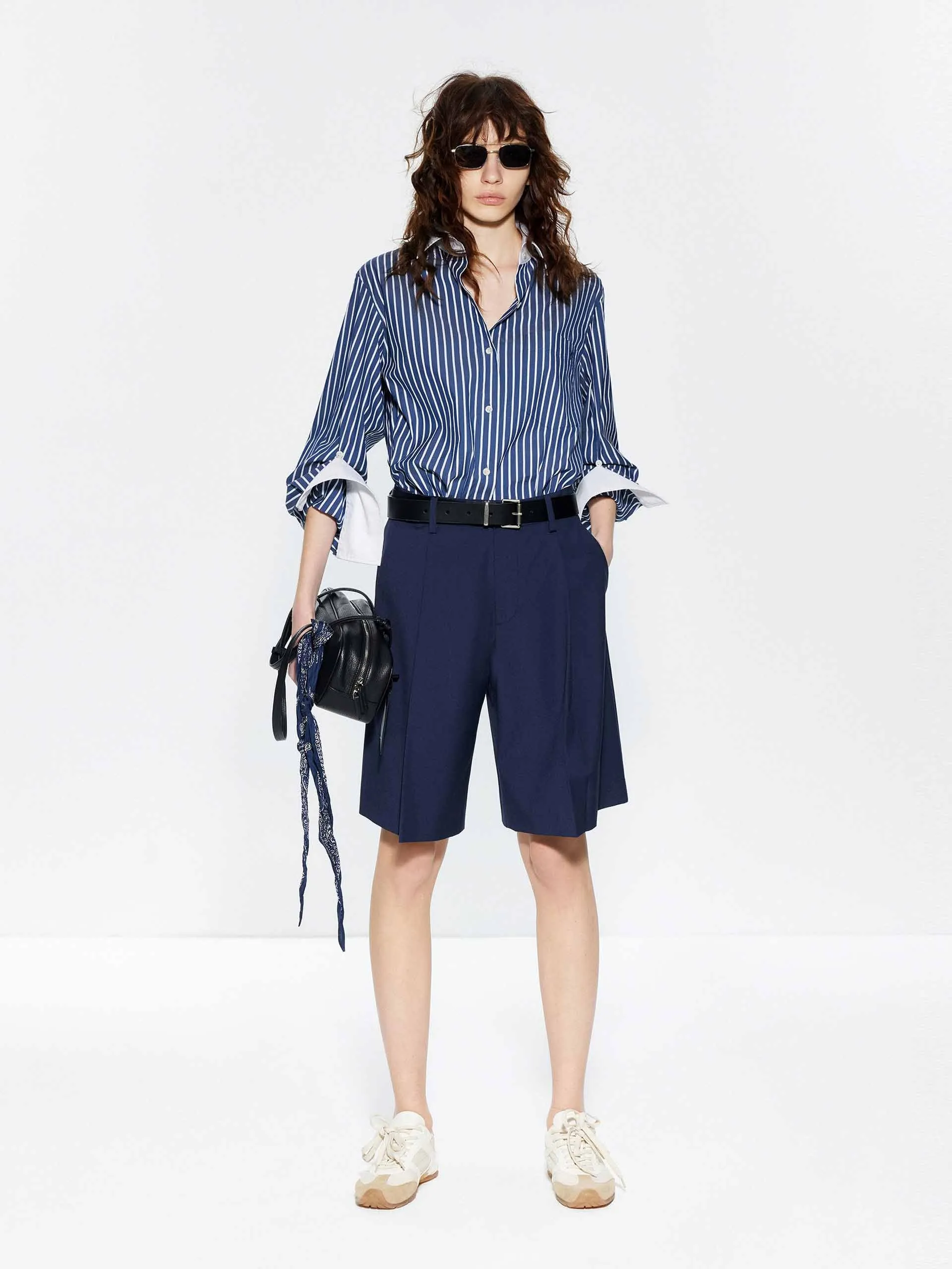 Contrast Striped Shirt sold by Mo&Co product image thumbnail 2