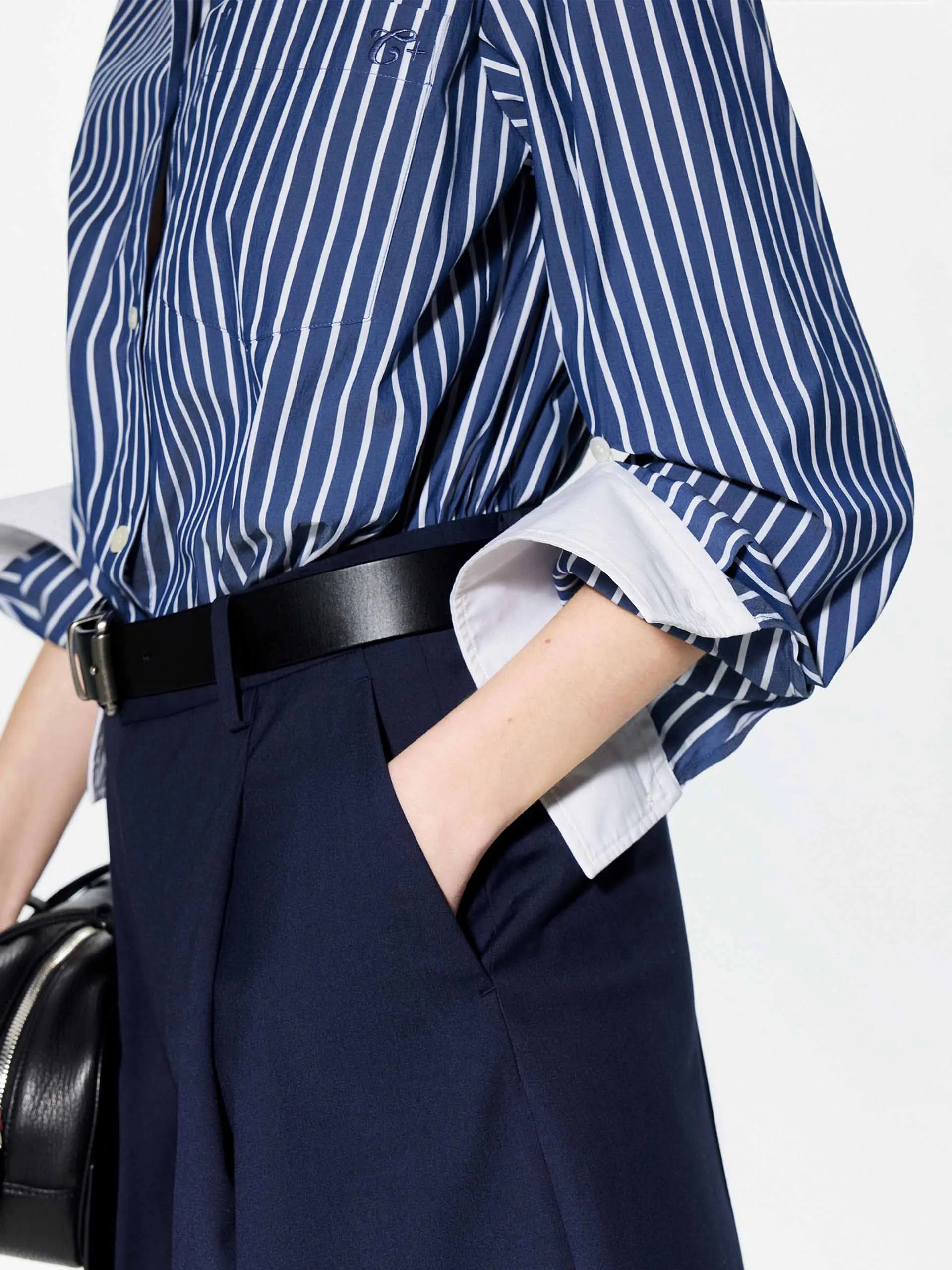 Contrast Striped Shirt sold by Mo&Co product image thumbnail 5