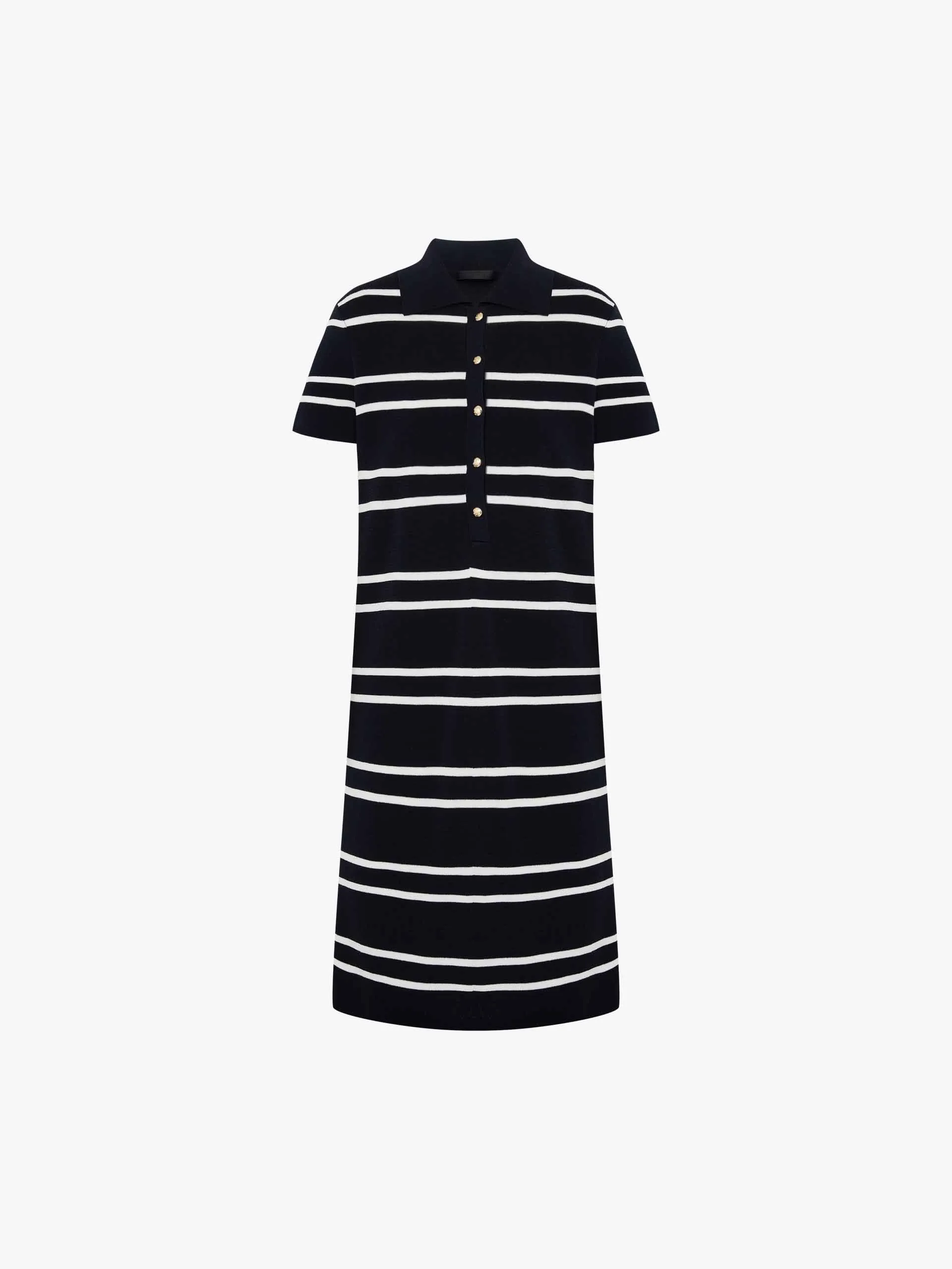 Striped Short Sleeves Dress sold by Mo&Co product image thumbnail 5