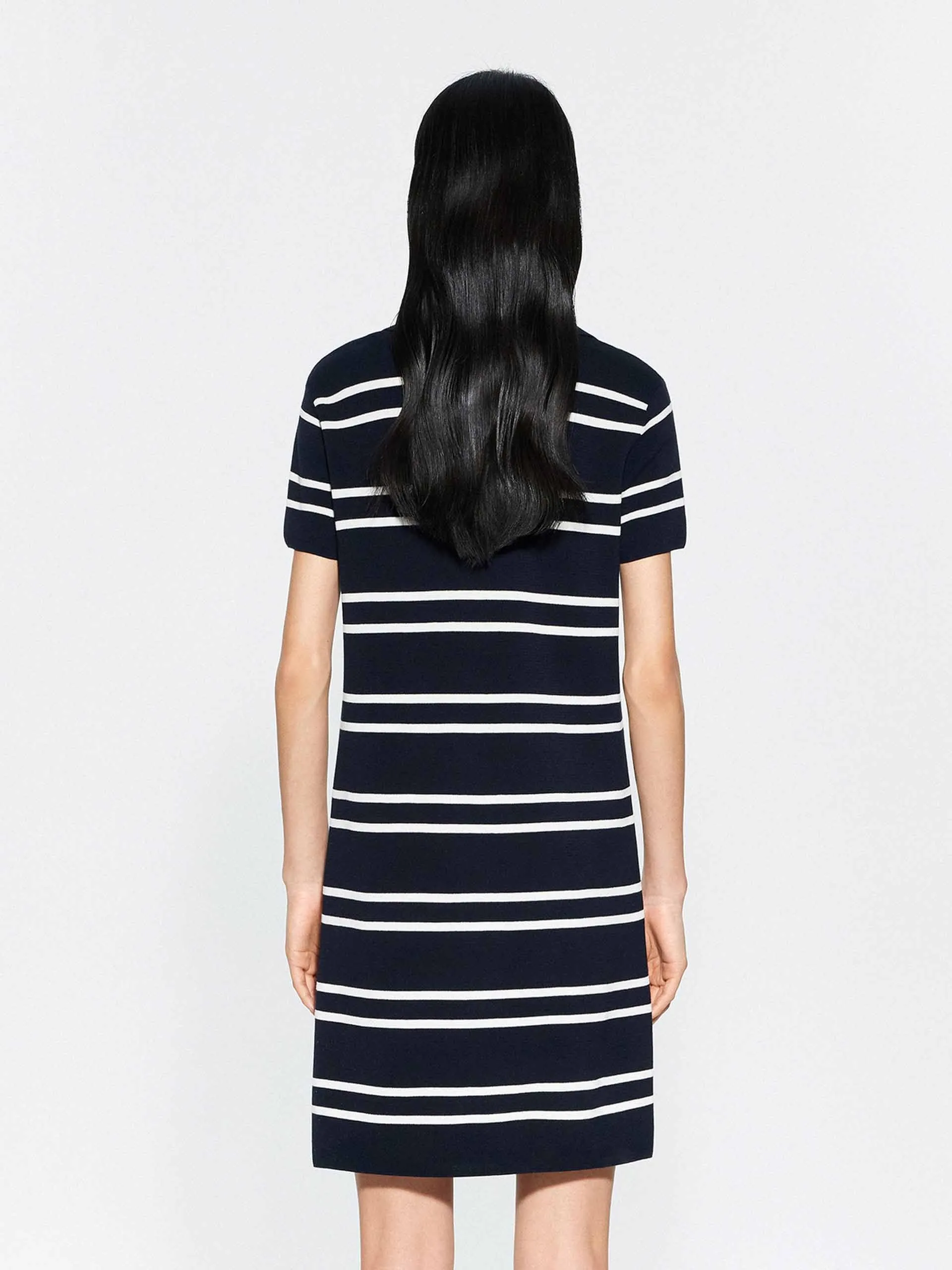 Striped Short Sleeves Dress sold by Mo&Co product image thumbnail 3