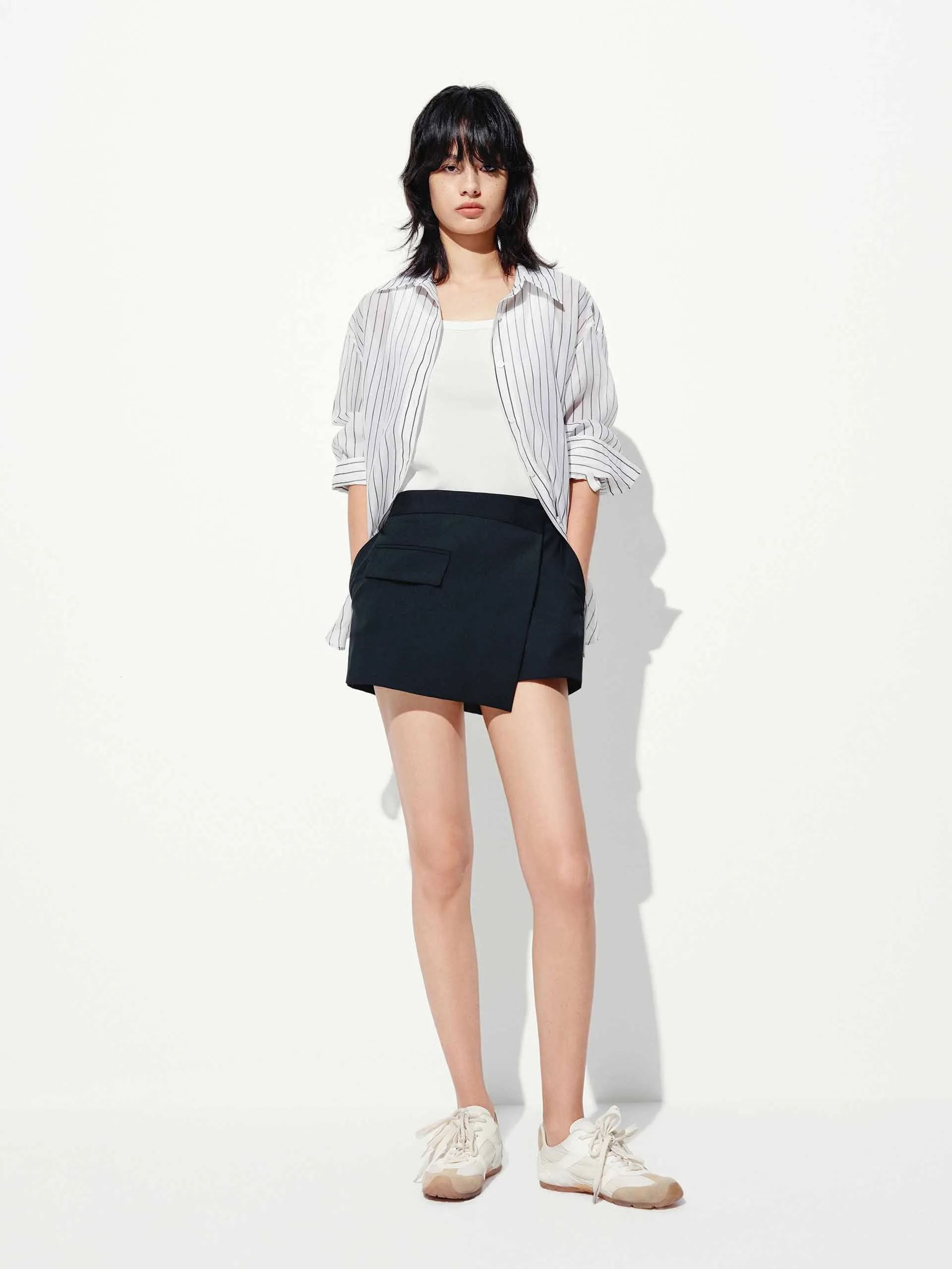 Silk Blend Striped Shirt sold by Mo&Co product image thumbnail 2