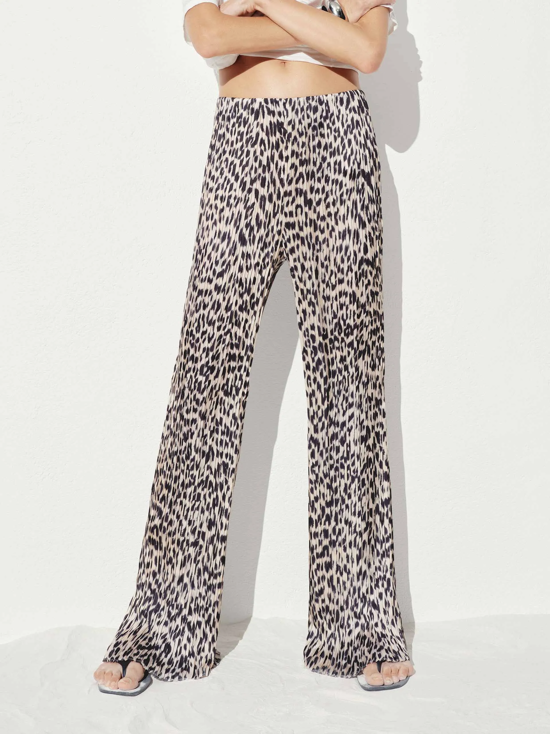 Leopard Print Loose Trousers sold by Mo&Co