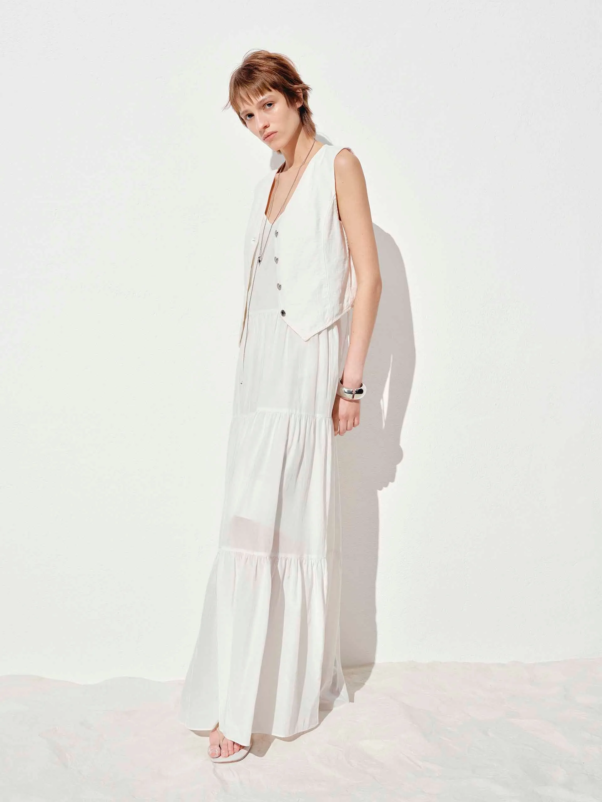 Spaghetti Straps Maxi Dress sold by Mo&Co product image thumbnail 3