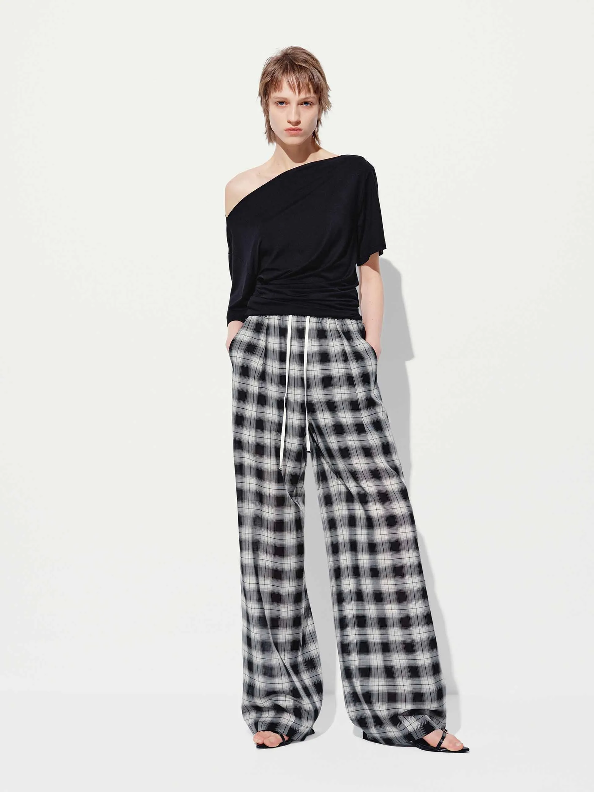 One Shoulder Short Length Blouse sold by Mo&Co product image thumbnail 2