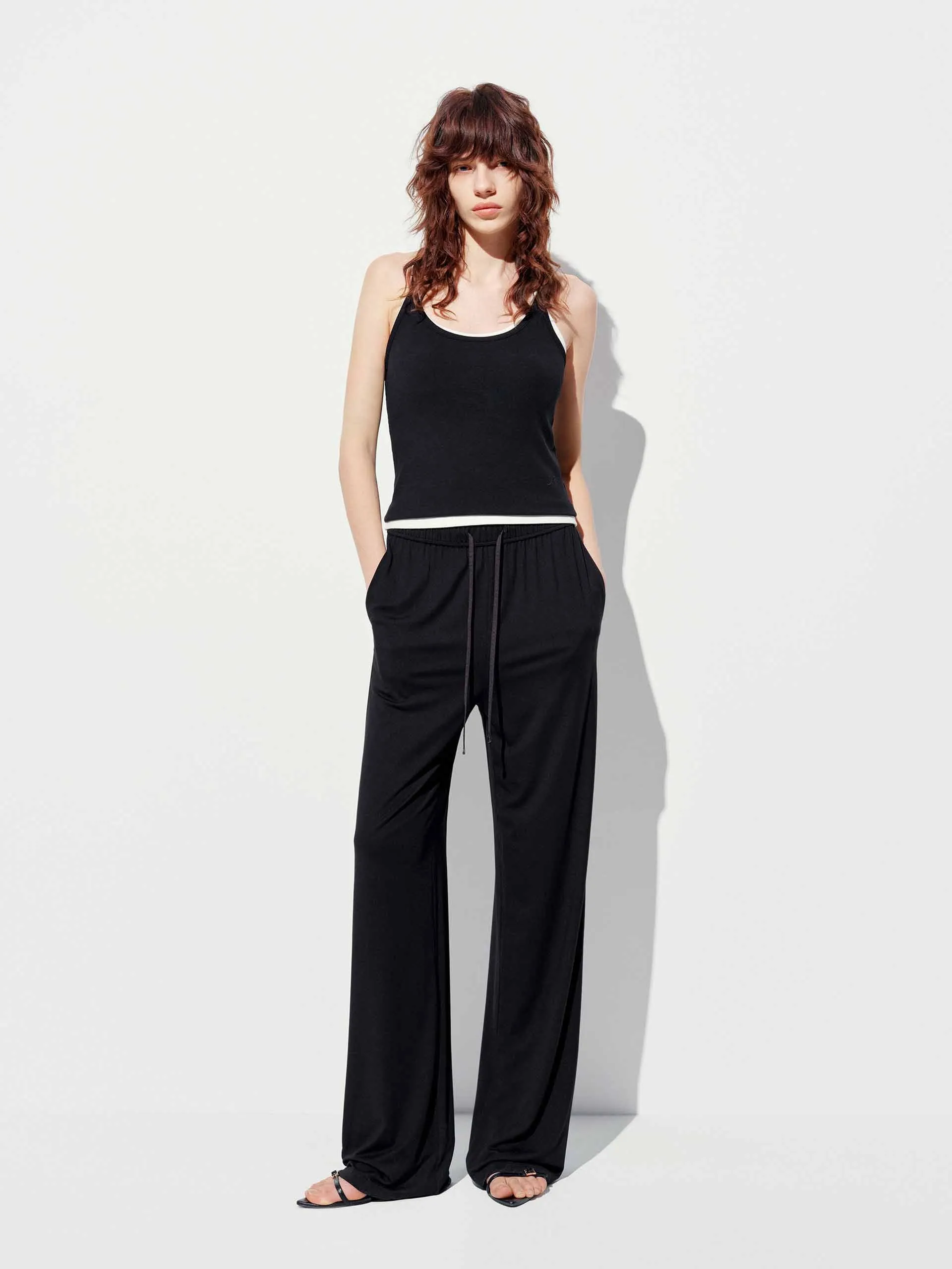Side Pockets Drawstring Trousers sold by Mo&Co product image thumbnail 2