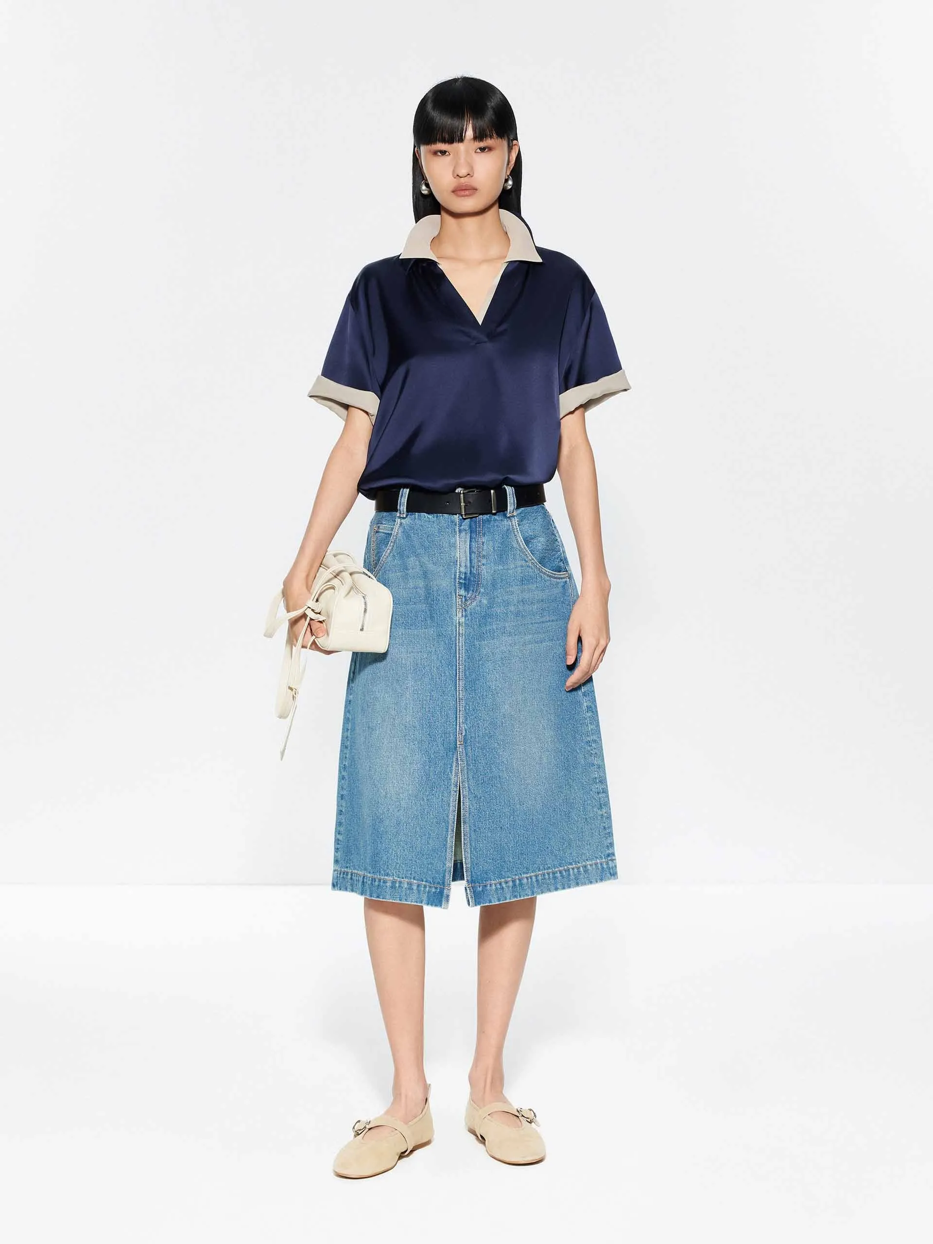 Polo V-neck Blouse sold by Mo&Co product image thumbnail 2