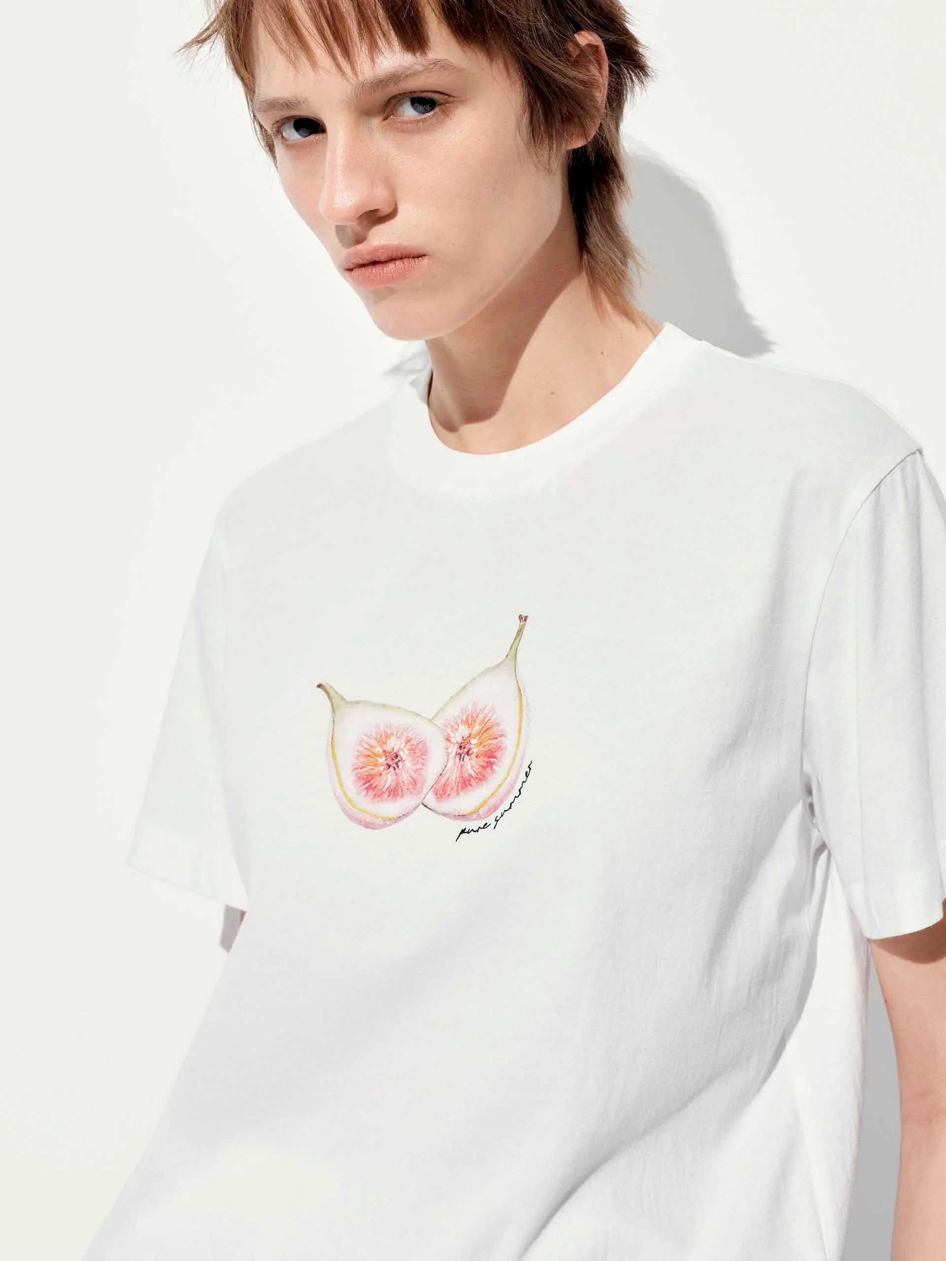 Fruit Print Cotton T-shirt sold by Mo&Co product image thumbnail 5