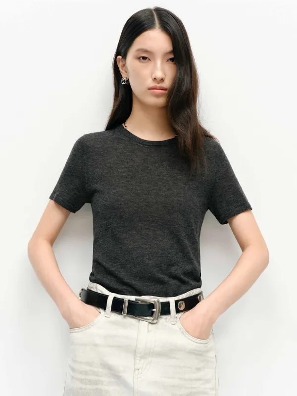 Lightweight Wool Top sold by Mo&Co