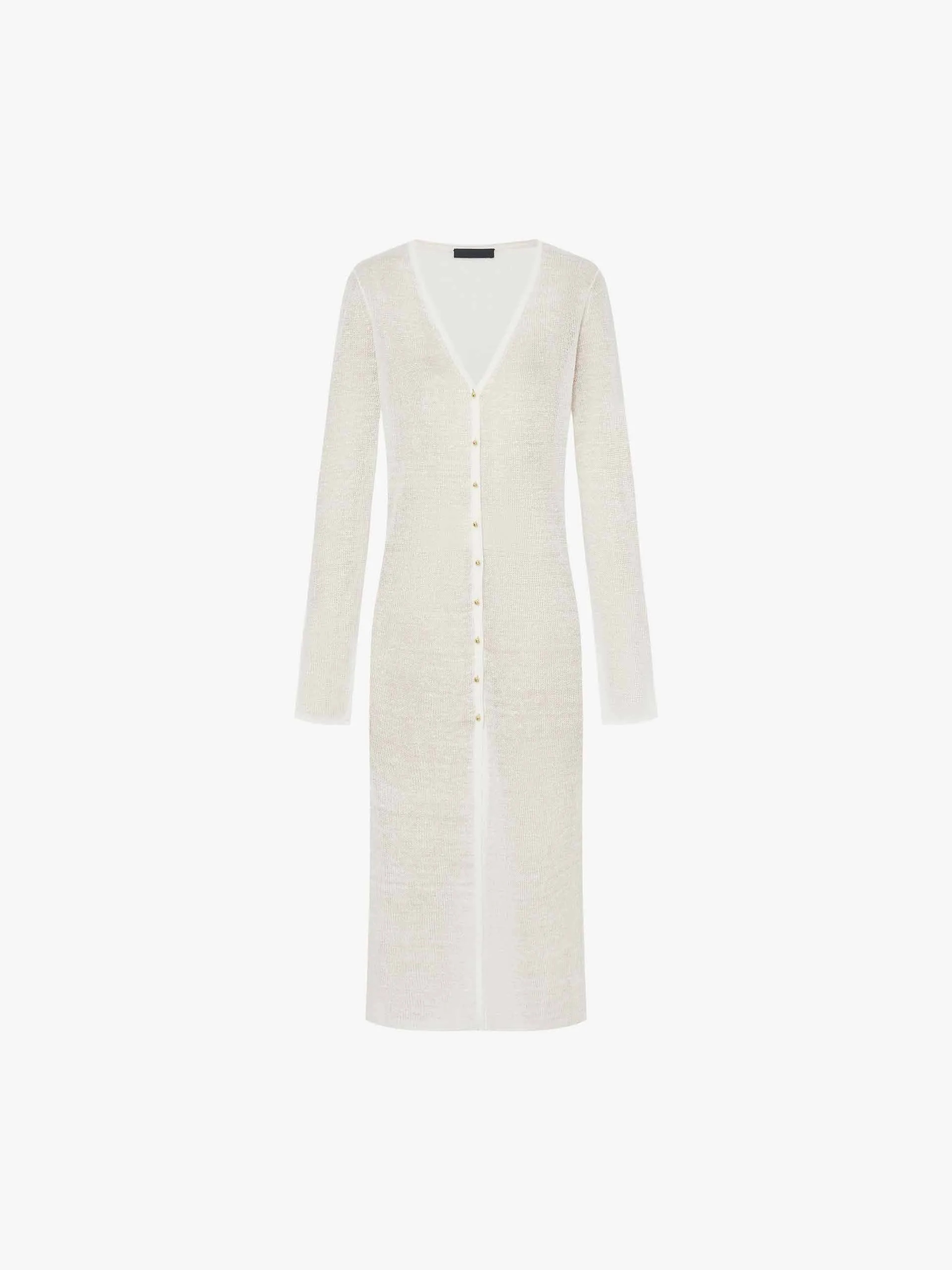 Lightweight Longline Knit Cardigan sold by Mo&Co product image thumbnail 5