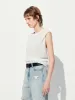 Round Neck Sleeveless Top sold by Mo&Co