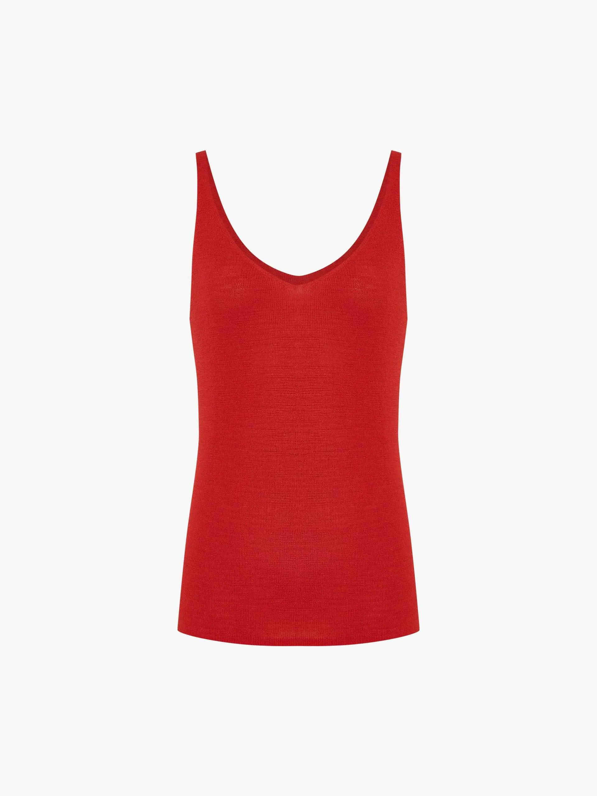 U-neck Slim Tank Top sold by Mo&Co product image thumbnail 5