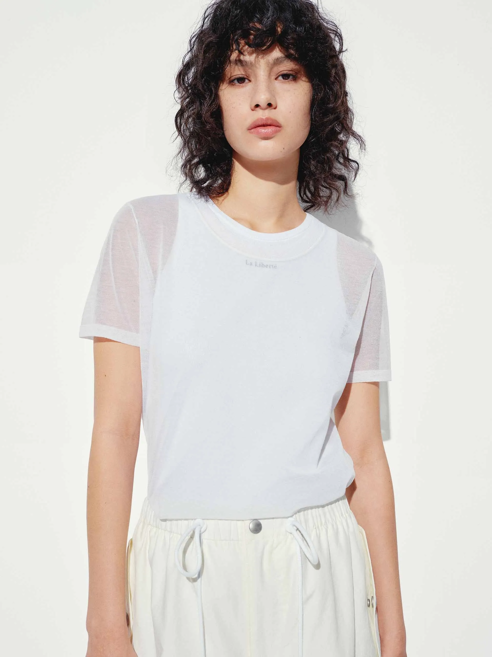 Two Piece Round Neck Top sold by Mo&Co